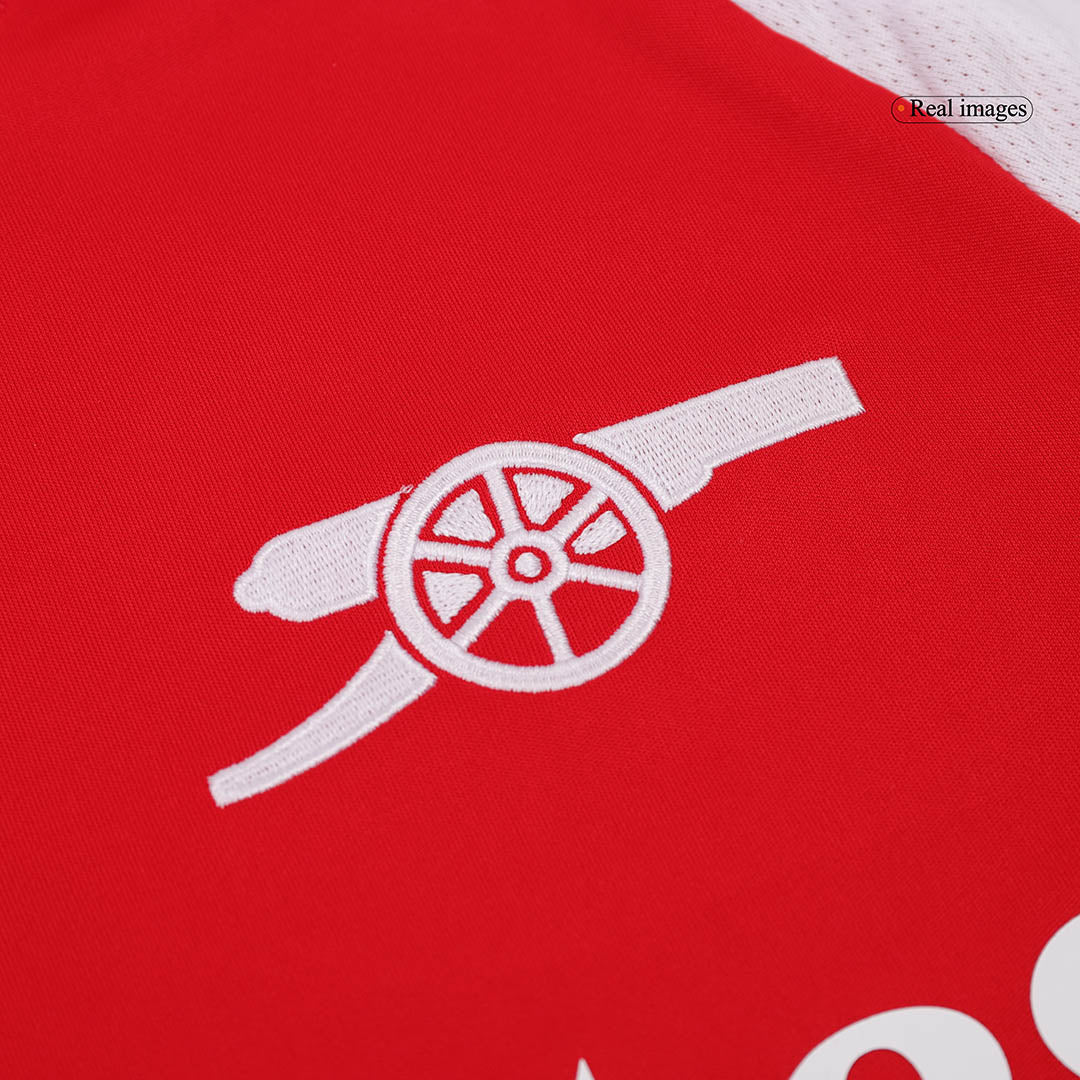 RICE #41 Arsenal Home Football Shirt Red