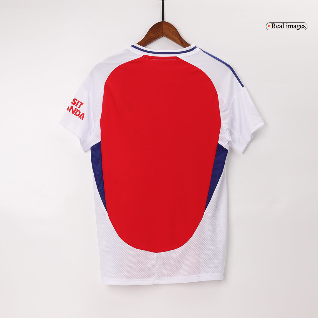 RICE #41 Arsenal Home Football Shirt Red