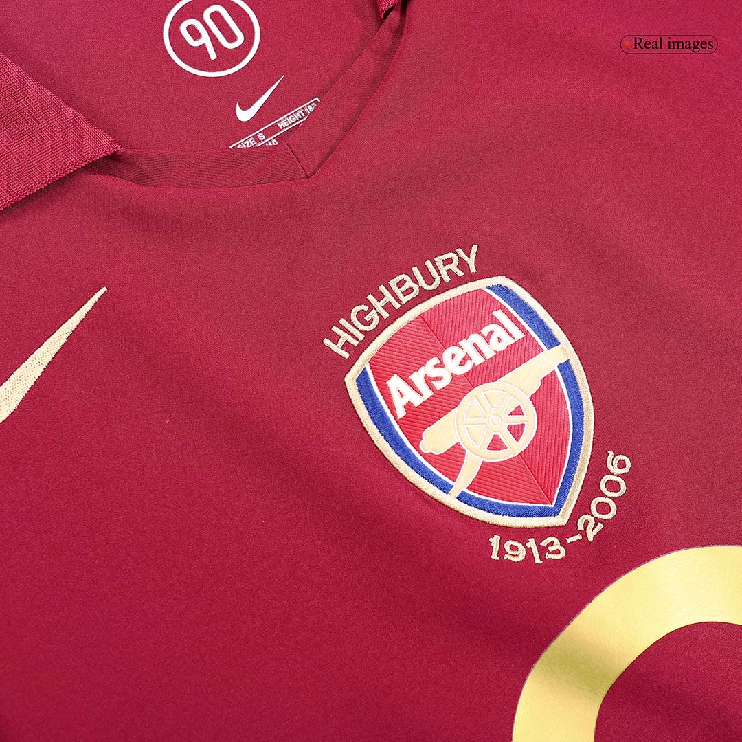 Retro HENRY #14 2005/06 Arsenal Home Football Shirt