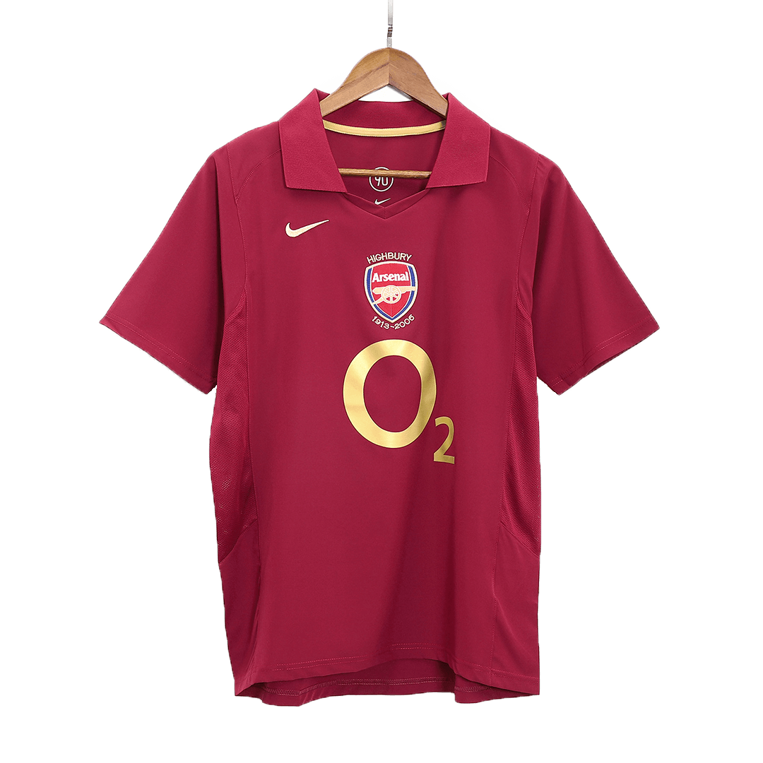 Retro 2005/06 Arsenal Home Football Shirt