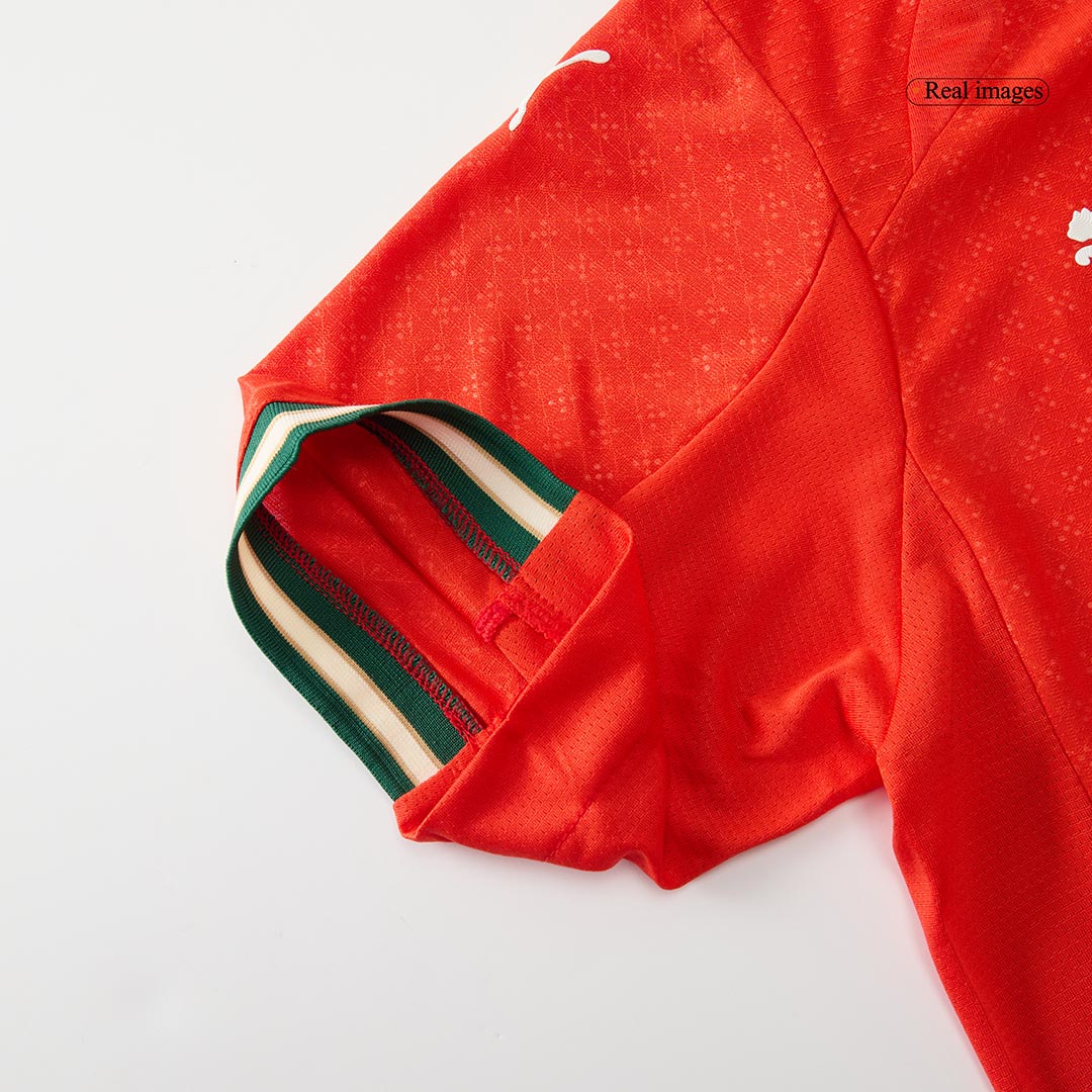 Player Version Portugal Home Football Shirt 2025 Red