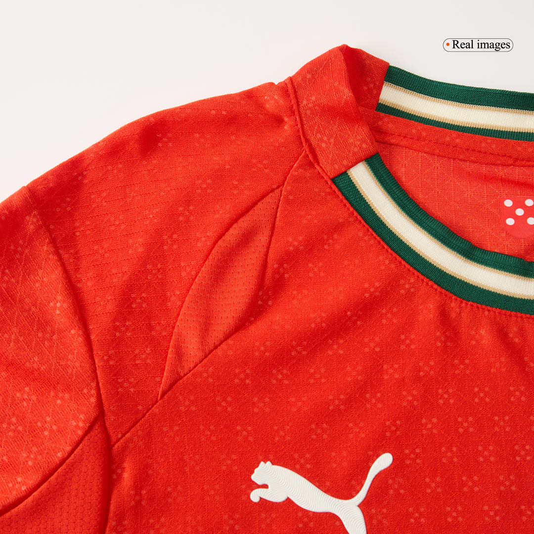 Player Version Portugal Home Football Shirt 2025 Red