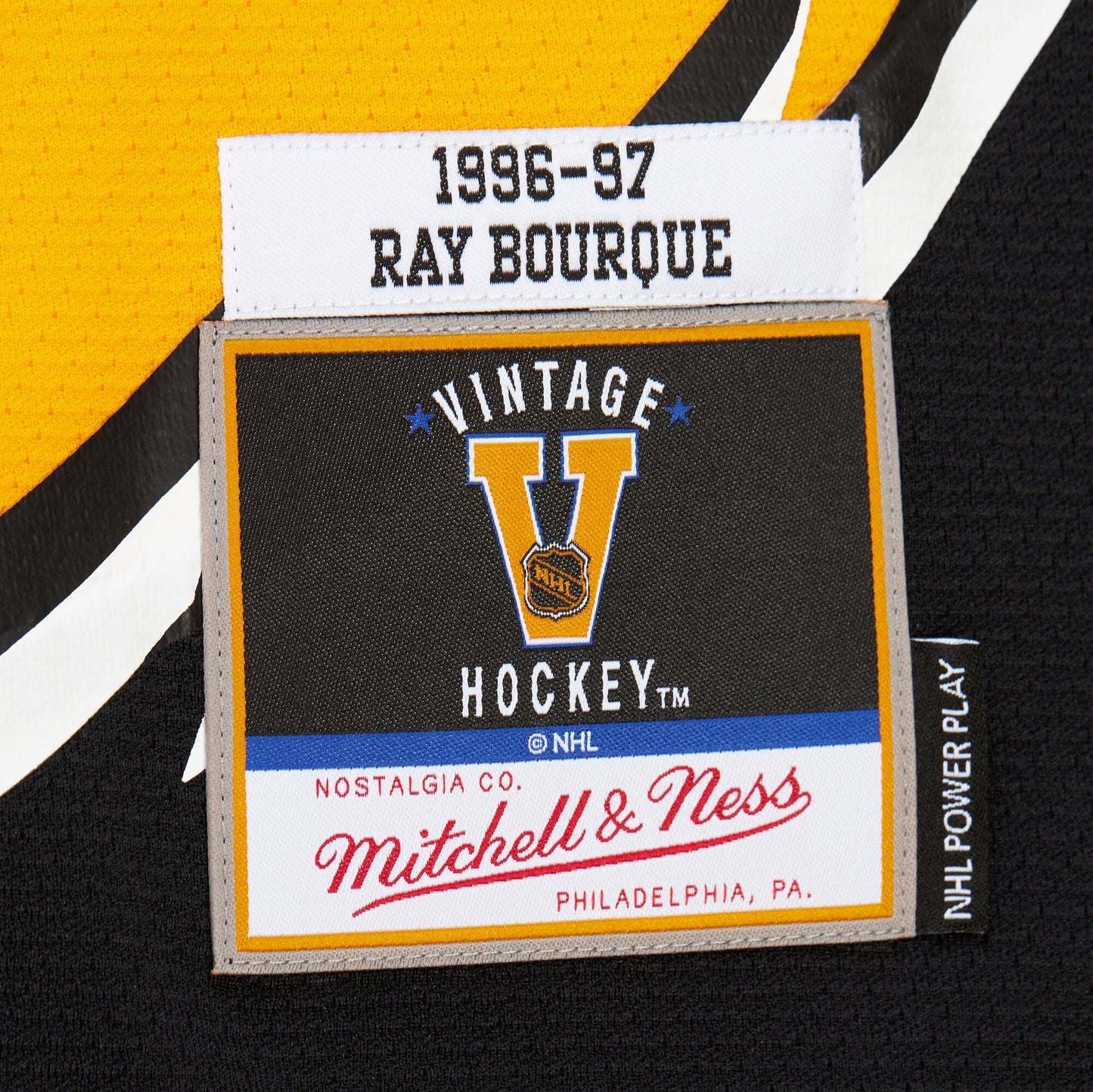Men's Ray Bourque Gold Boston Bruins 1996/97 Power Play Player Jersey