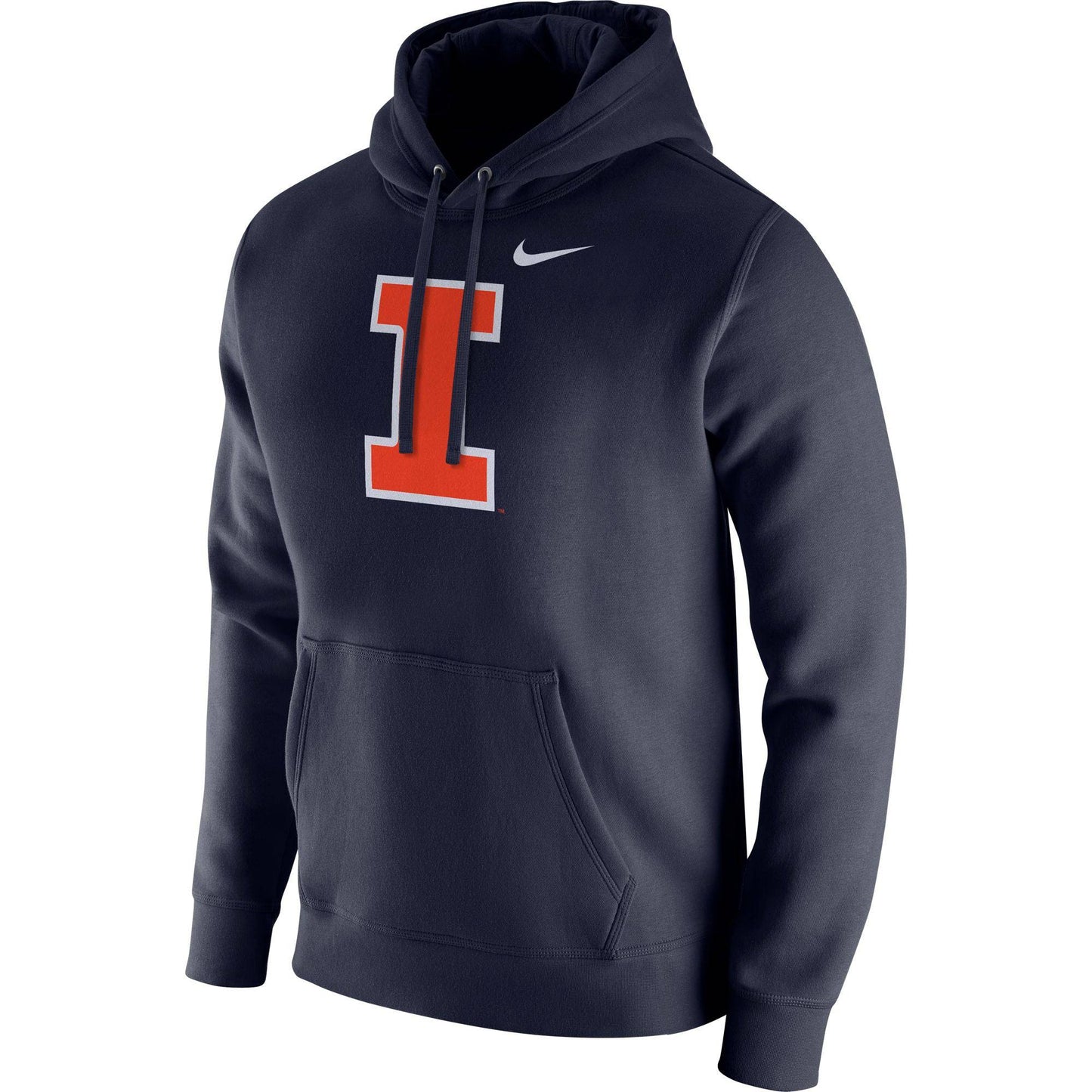 Illinois Fighting Illini Nike Club Fleece Pullover Hoodie – Navy