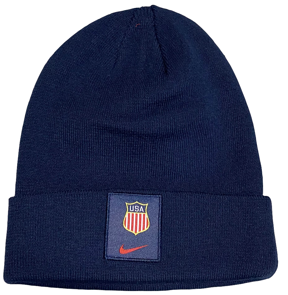 Men's USA Hockey Navy Cuffed Knit By Nike