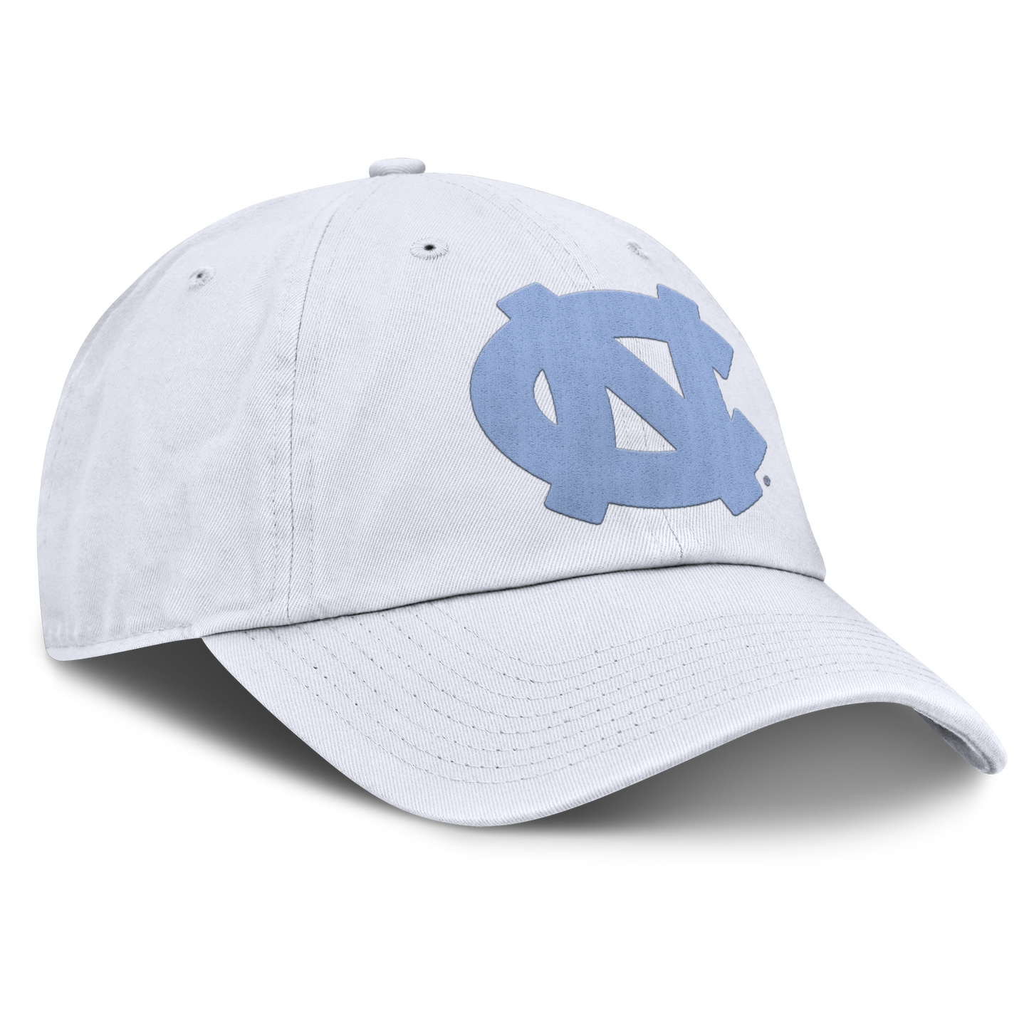 North Carolina Tar Heels Nike Club White Unstructured Adjustable Hat
