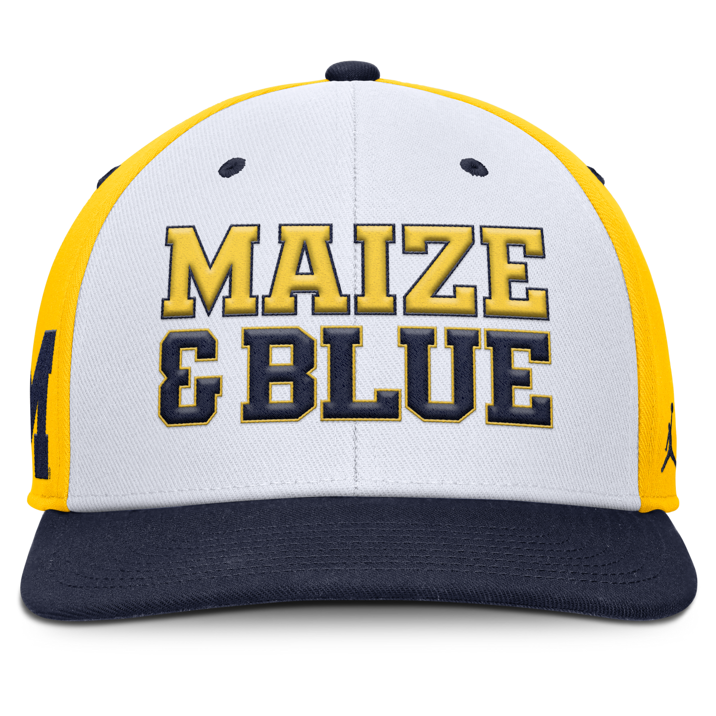 Michigan Wolverines Nike Pro Local Navy Jumpman Adjustable Snapback Hat