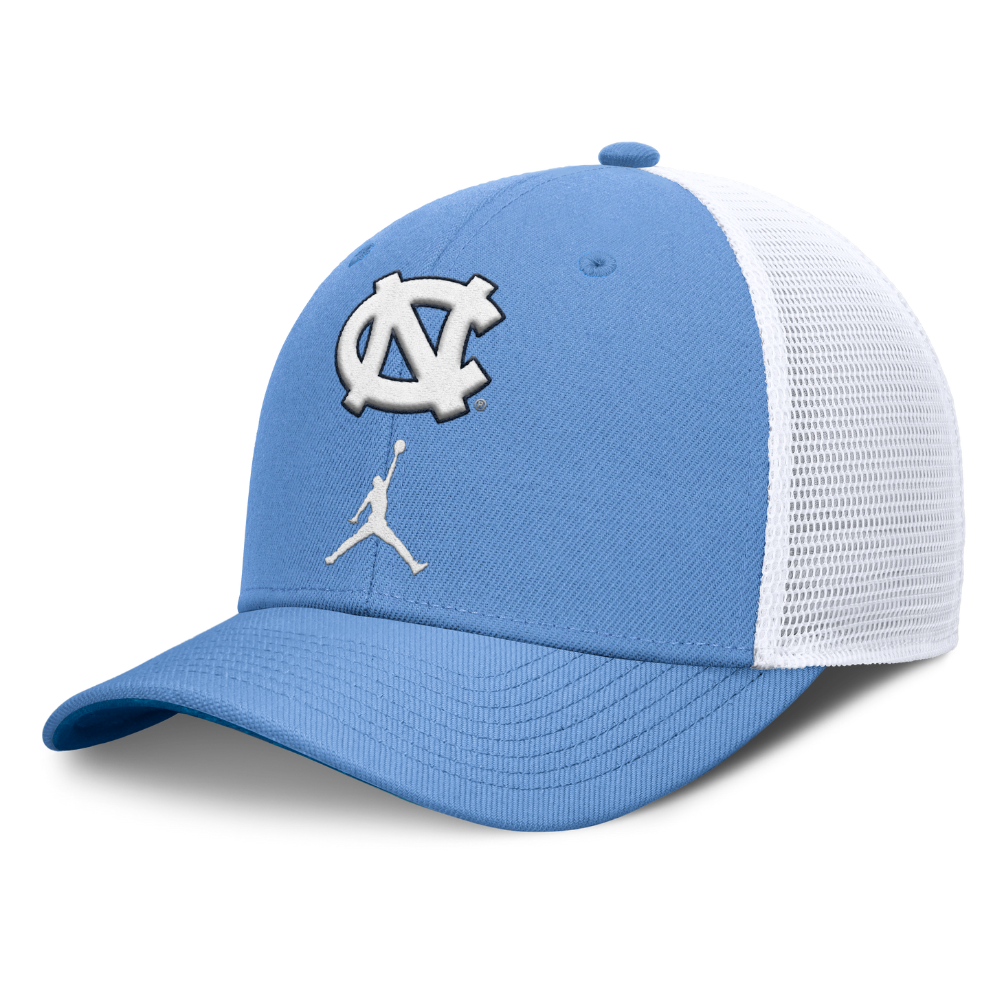 North Carolina Tar Heels Jordan Brand Rise Valor Blue Adjustable Snapback Trucker Hat