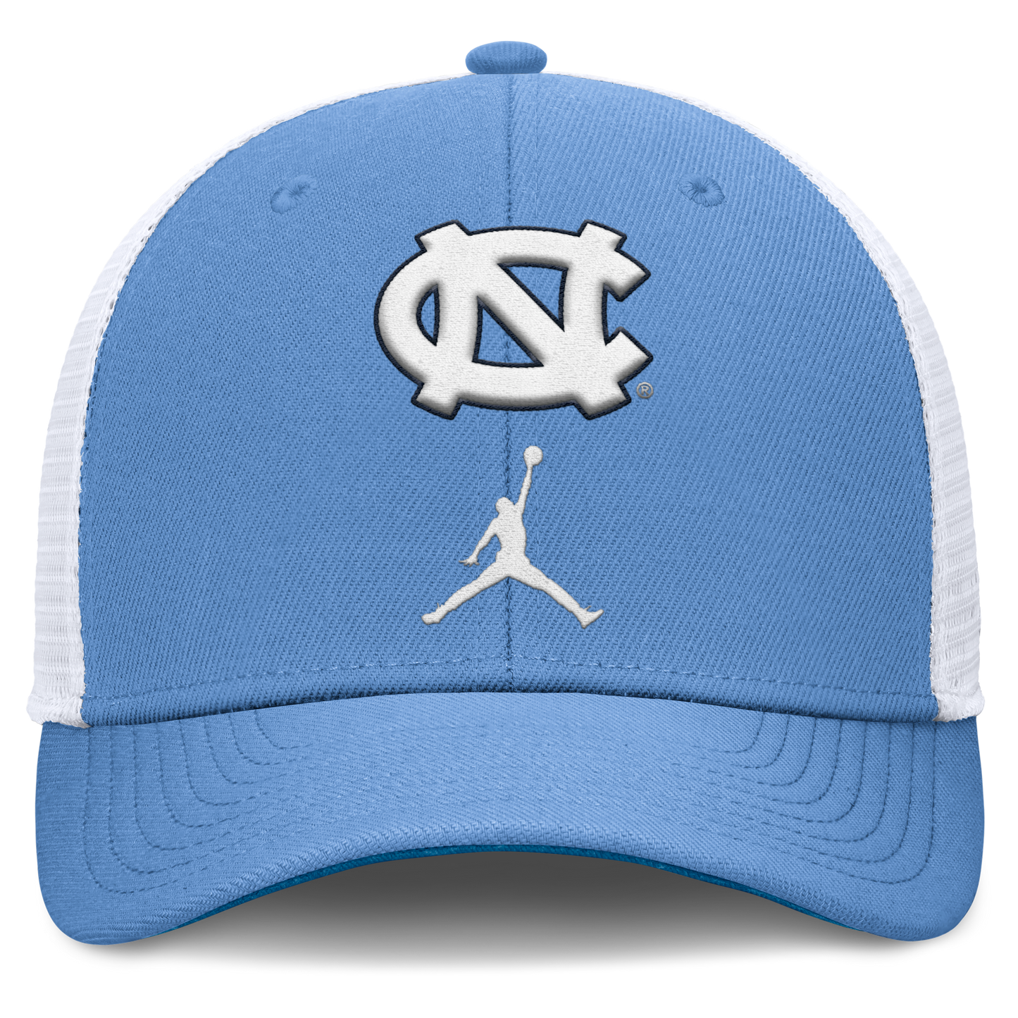 North Carolina Tar Heels Jordan Brand Rise Valor Blue Adjustable Snapback Trucker Hat