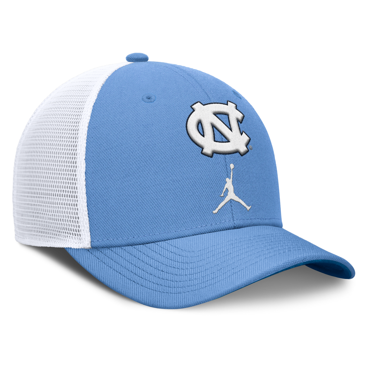 North Carolina Tar Heels Jordan Brand Rise Valor Blue Adjustable Snapback Trucker Hat