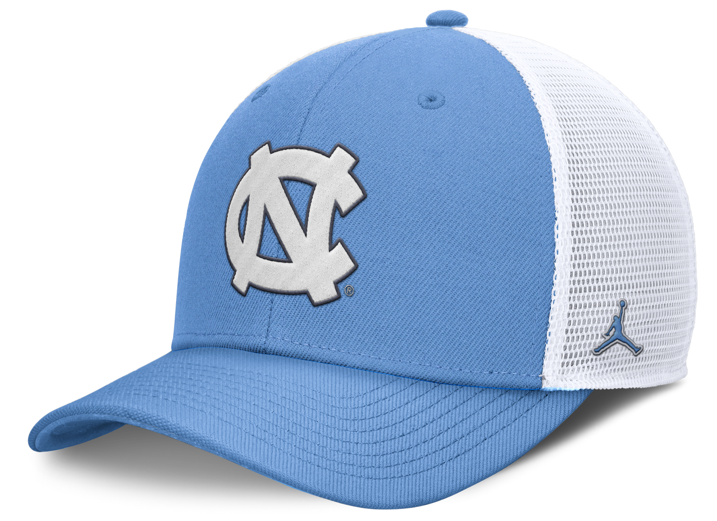 North Carolina Tar Heels Valor Blue Nike Jumpman Club Trucker Adjustable Hat