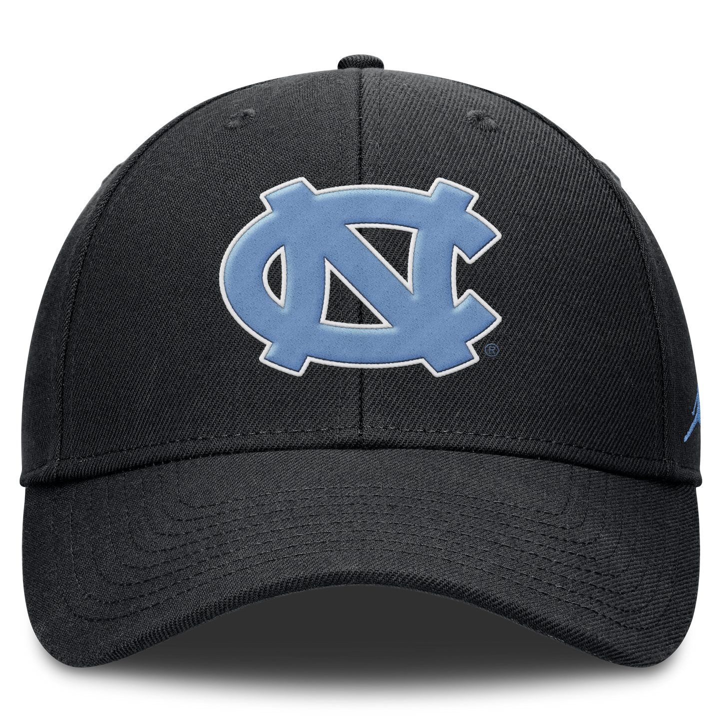 North Carolina Tar Heels Black Nike Club Adjustable Hat