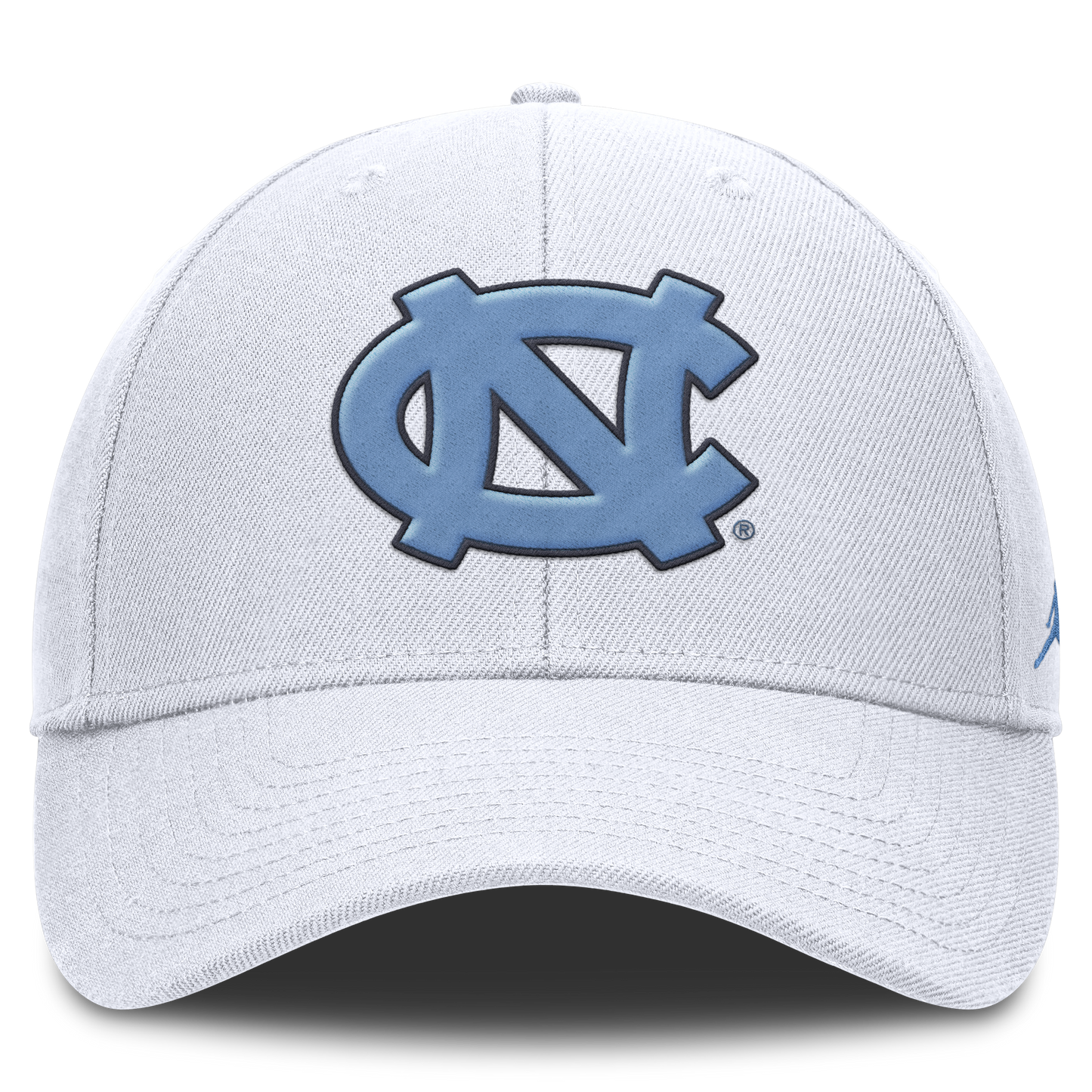 North Carolina Tar Heels Jumpman White Club Adjustable Hat