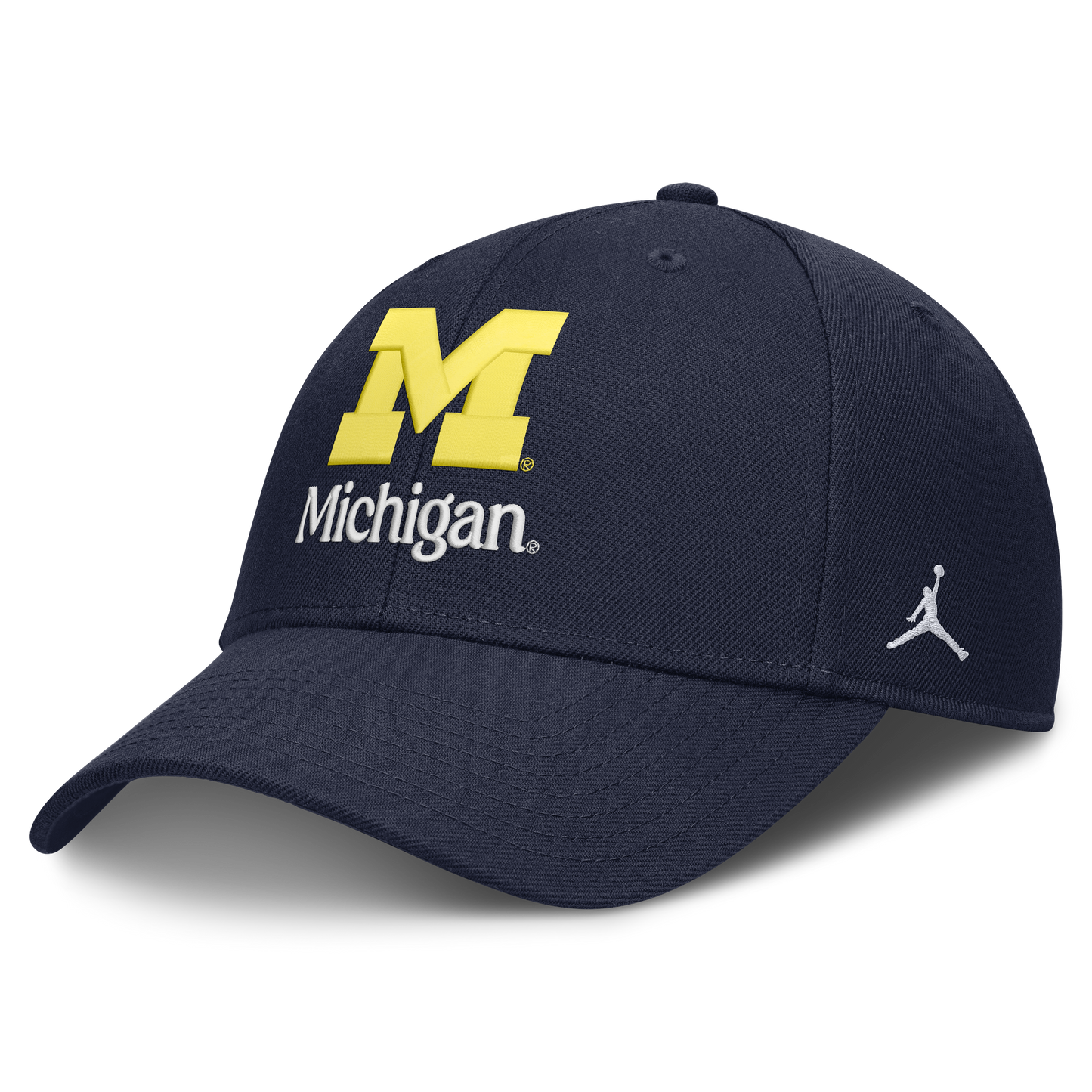 Michigan Wolverines Jordan Brand Primetime Rise Adjustable Hat - Navy