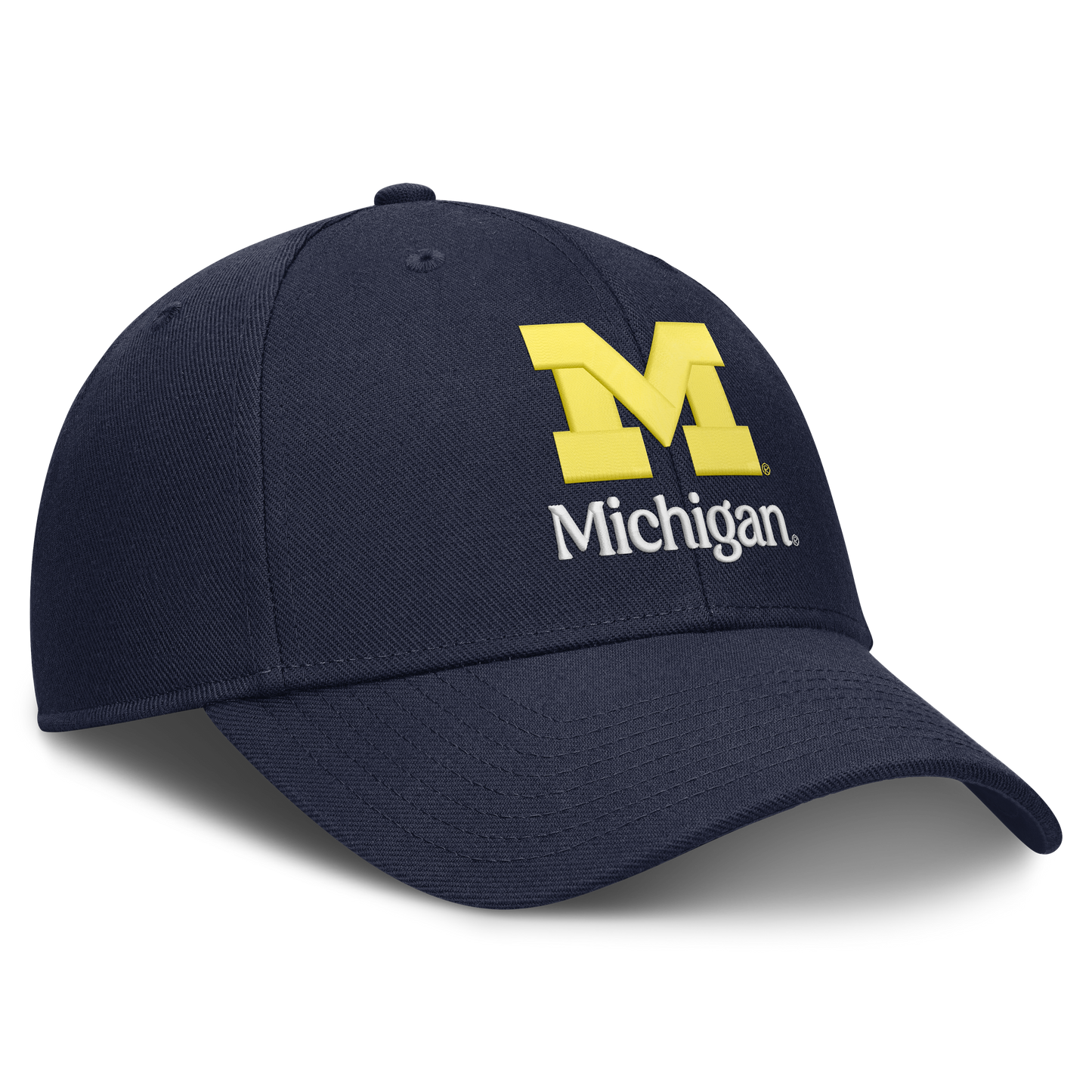 Michigan Wolverines Jordan Brand Primetime Rise Adjustable Hat - Navy