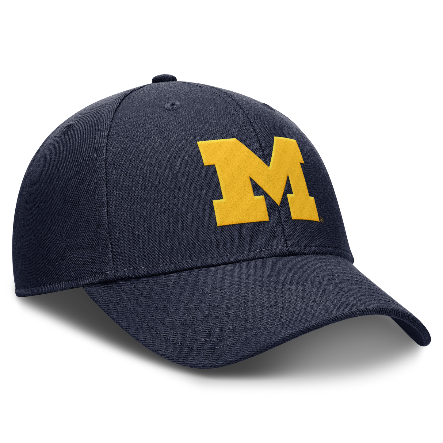Michigan Wolverines Jumpman Navy Club Adjustable Hat
