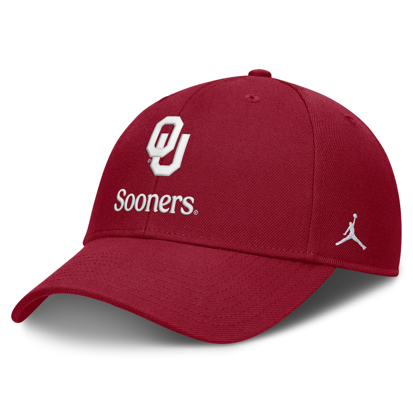 Oklahoma Sooners Jordan Brand Primetime Rise Adjustable Hat -Red