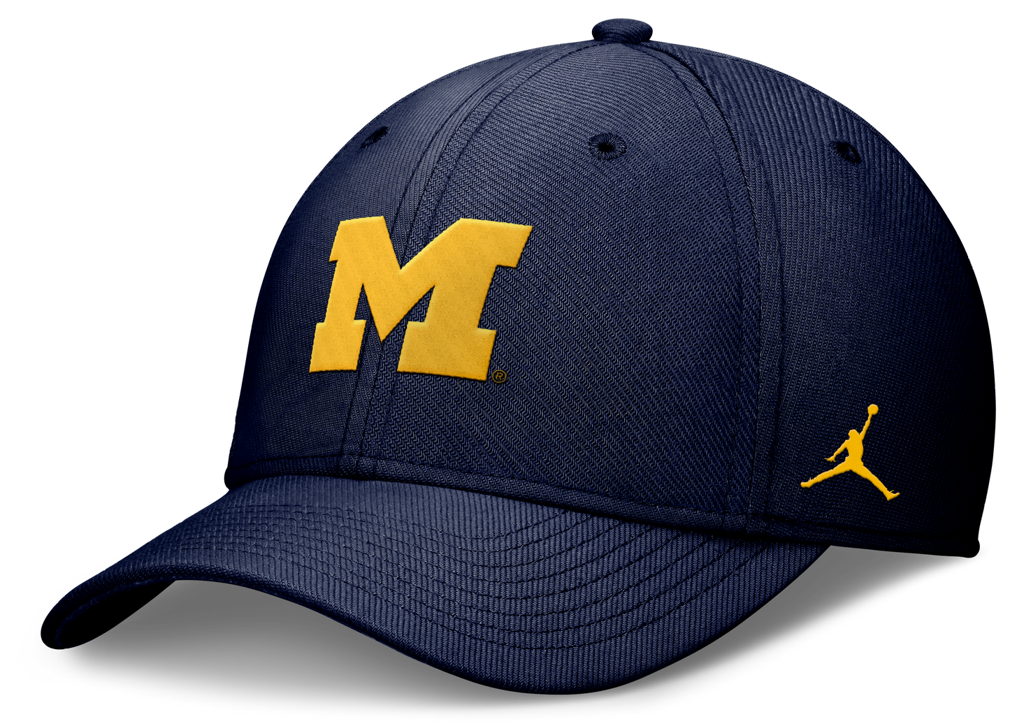Michigan Wolverines Jumpman Navy Rise Flex Hat