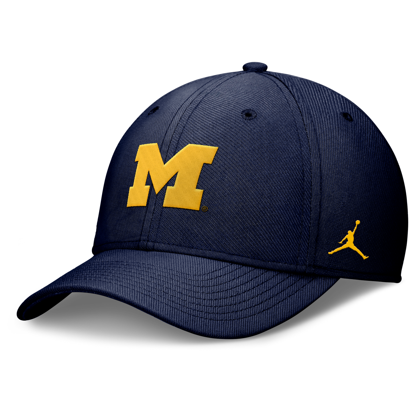 Michigan Wolverines Jordan Brand Rise Primetime Flex Hat-Navy