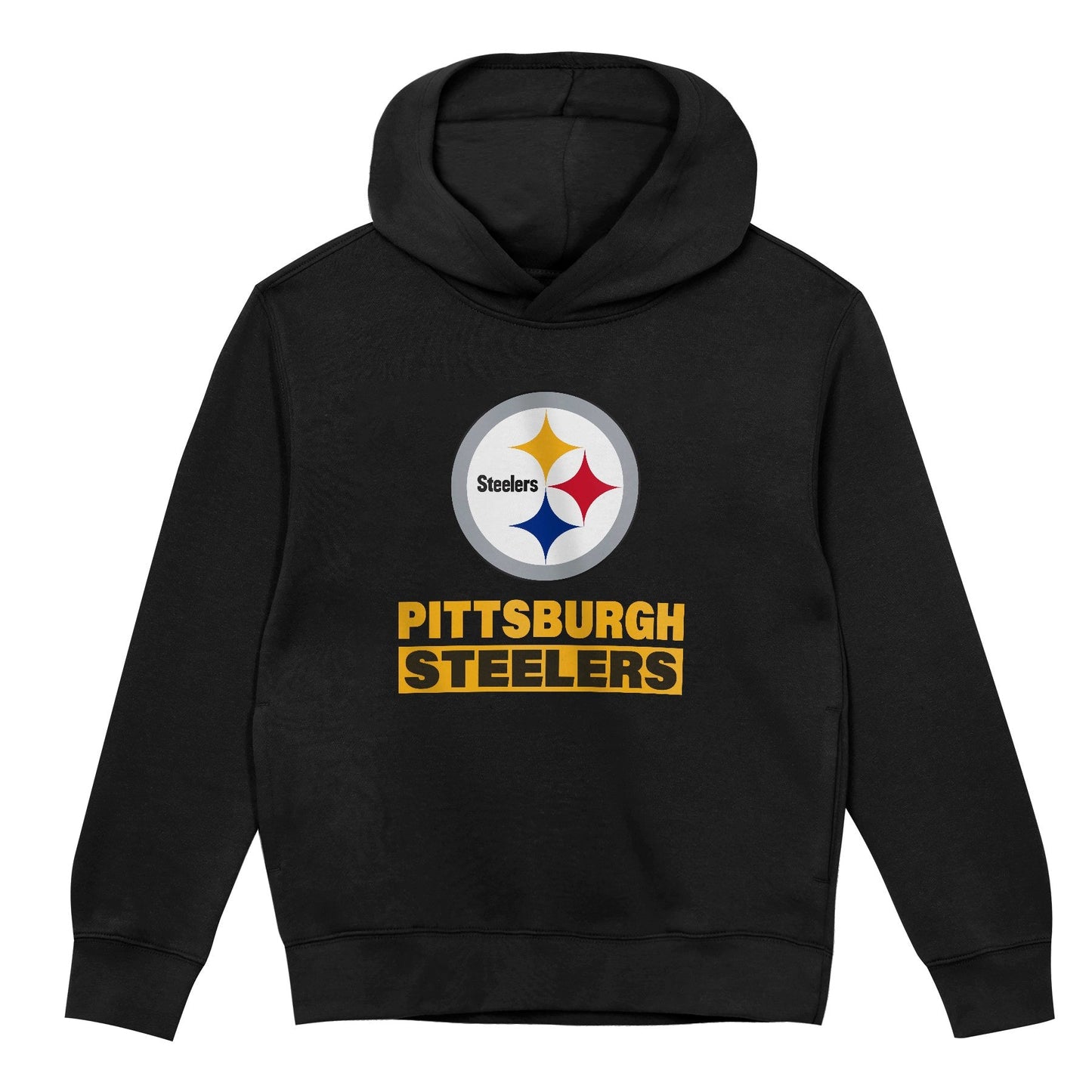 Pittsburgh Steelers Youth Back to Basics Black Hoodie