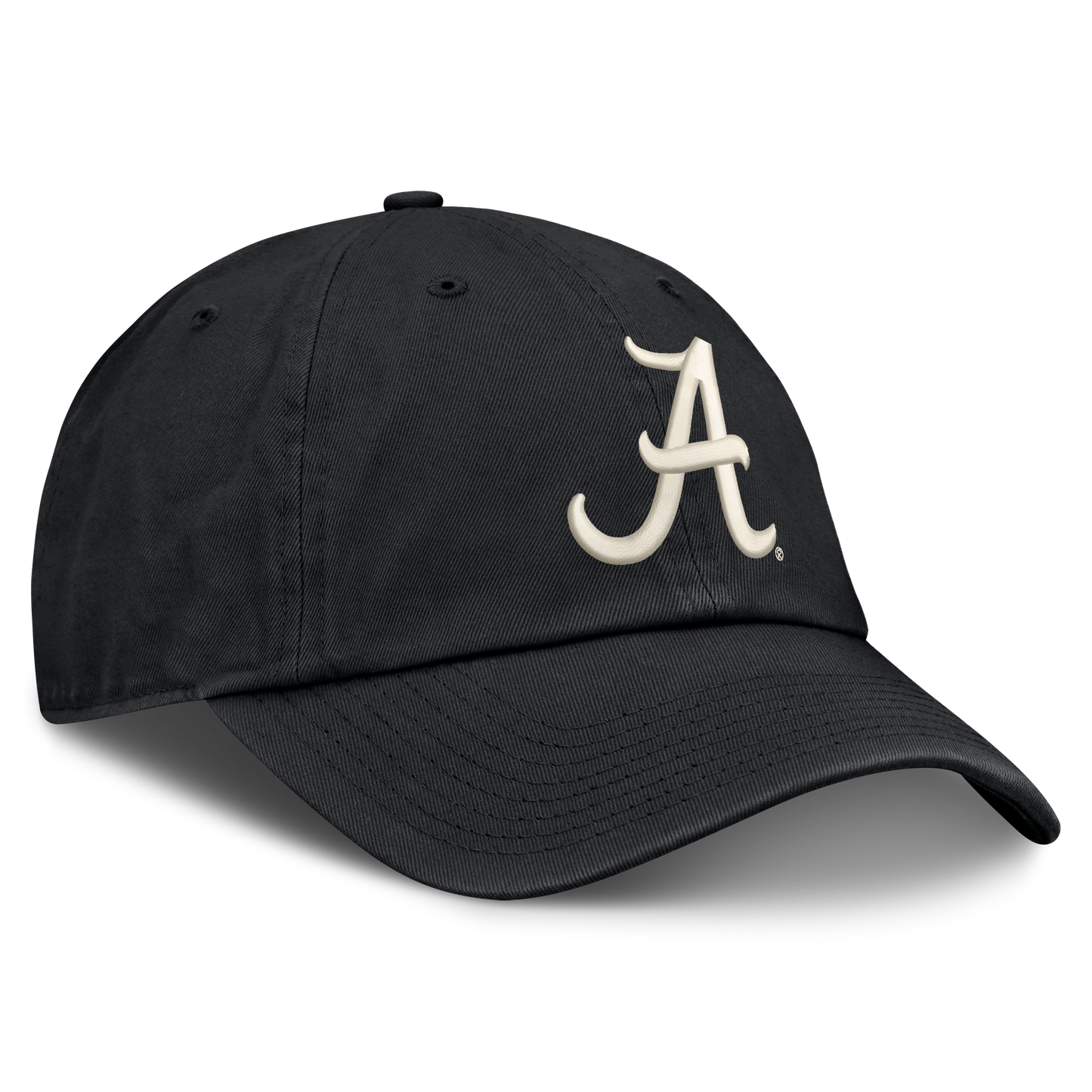 Alabama Crimson Tide Black Nike Club Unstructured Adjustable Hat