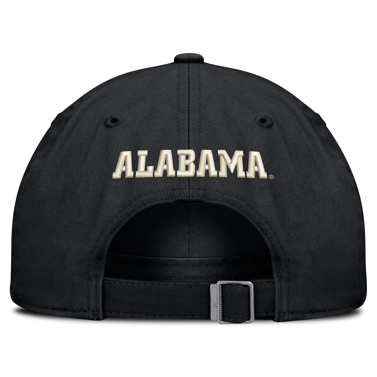 Alabama Crimson Tide Black Nike Club Unstructured Adjustable Hat