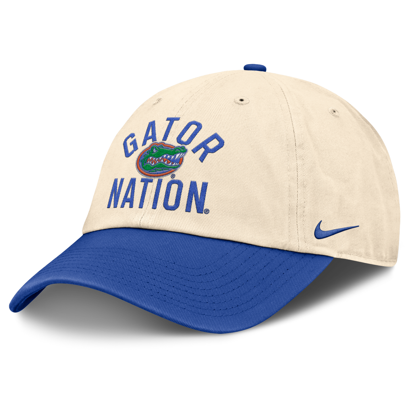 Florida Gators Nike Unisex 2026 Primetime Natural 2-Tone Club Adjustable Hat - Natural