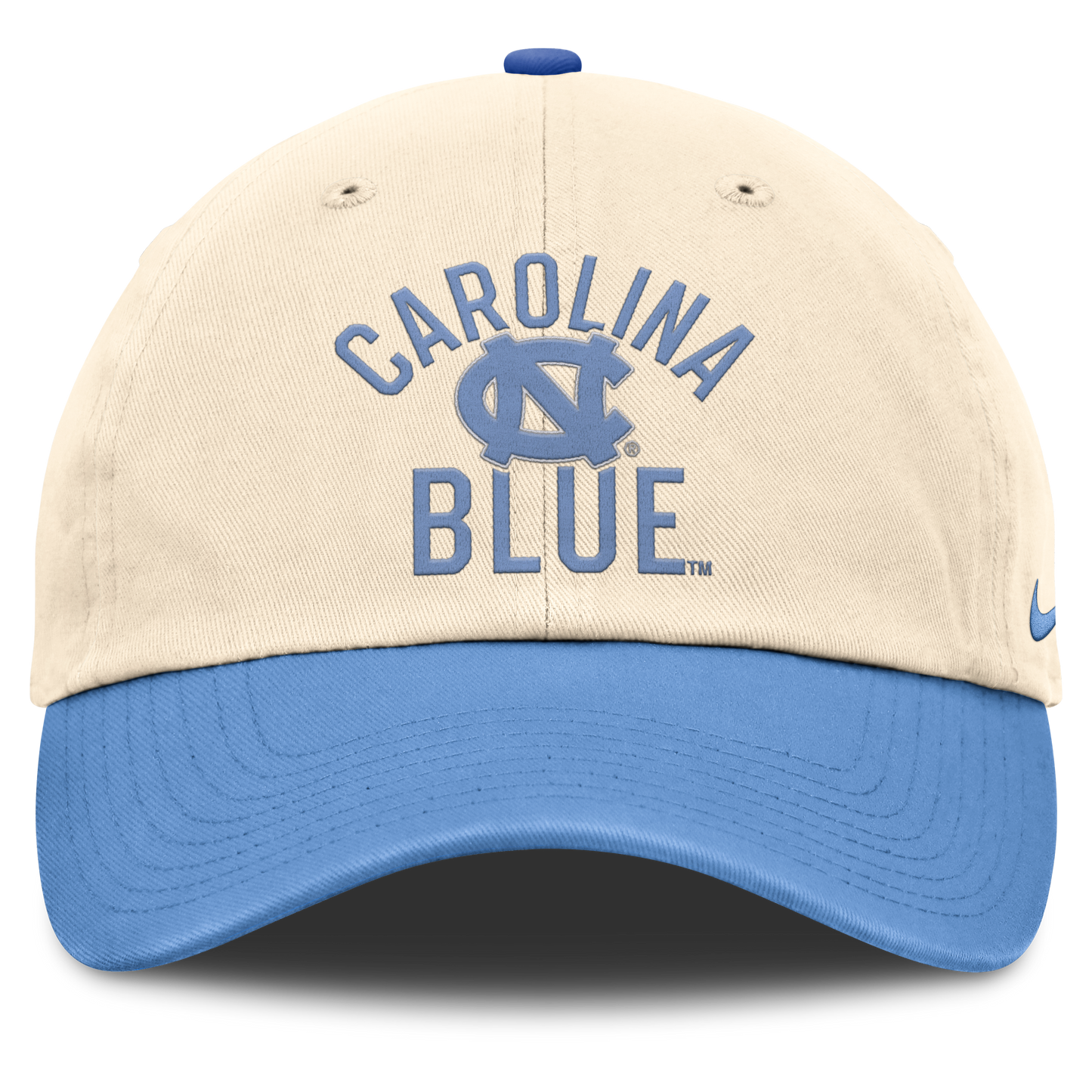 North Carolina Tar Heels Nike Unisex 2026 Primetime Natural 2-Tone Club Adjustable Hat - Natural