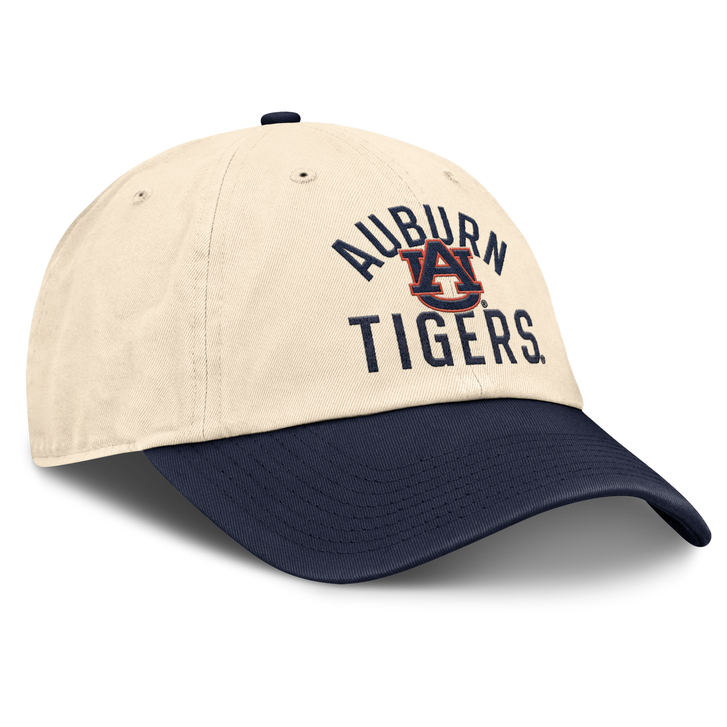 Auburn Tigers Nike Unisex 2026 Primetime Natural 2-Tone Club Adjustable Hat - Natural