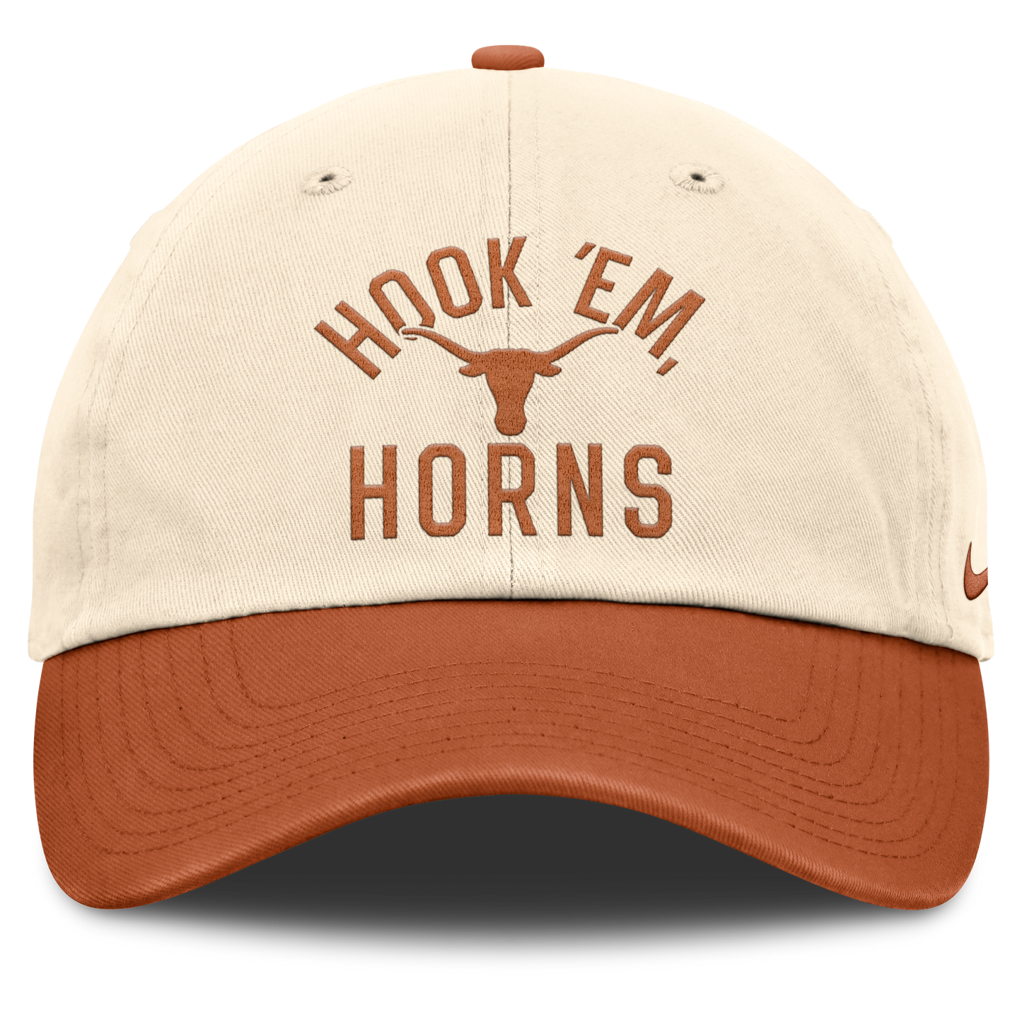 Texas Longhorns Nike Unisex 2026 Primetime Natural 2-Tone Club Adjustable Hat - Natural