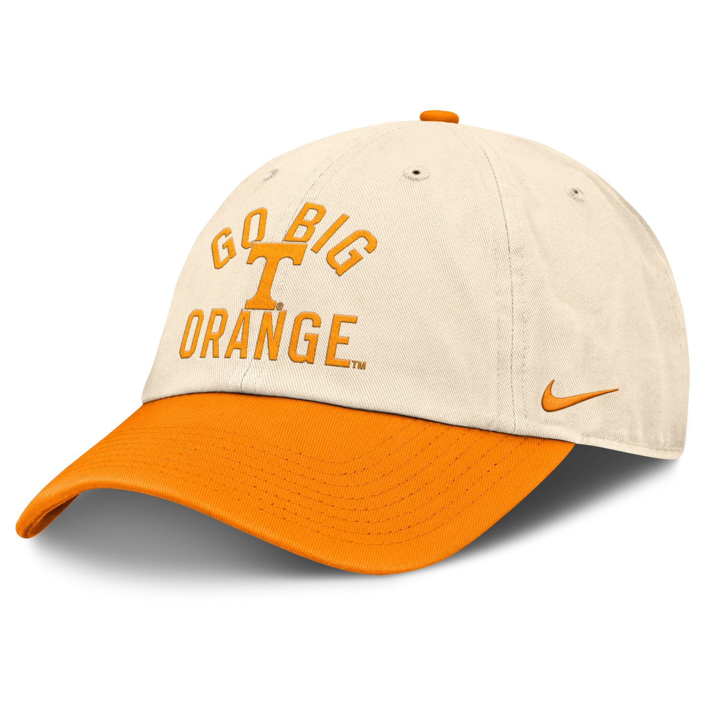 Tennessee Volunteers Nike Unisex 2026 Primetime Natural 2-Tone Club Adjustable Hat - Natural