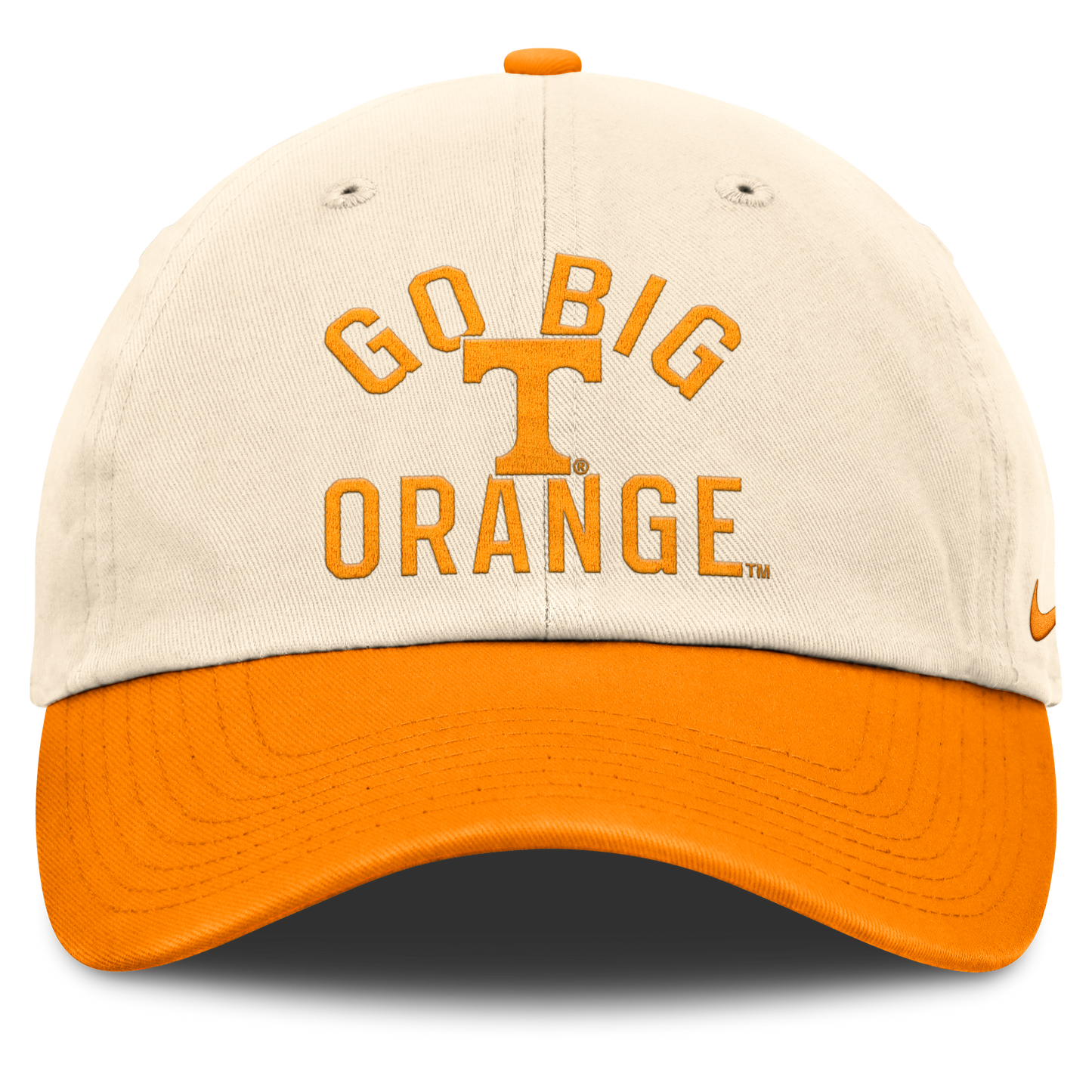 Tennessee Volunteers Nike Unisex 2026 Primetime Natural 2-Tone Club Adjustable Hat - Natural