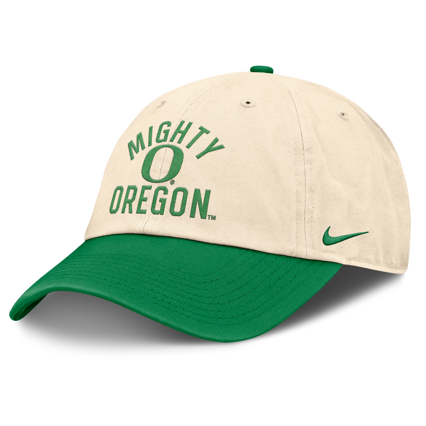 Oregon Ducks Nike Unisex 2026 Primetime Natural 2-Tone Club Adjustable Hat - Natural