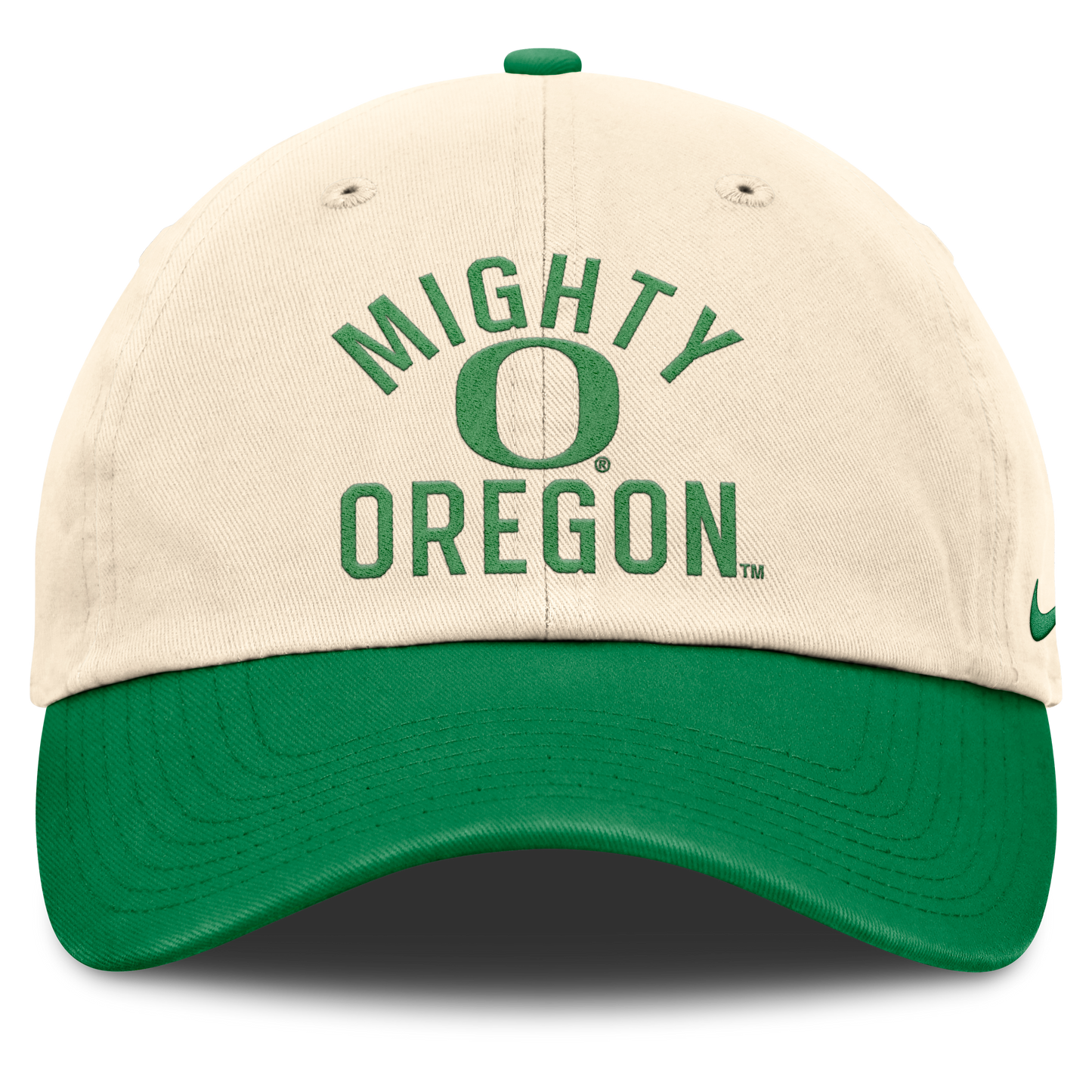 Oregon Ducks Nike Unisex 2026 Primetime Natural 2-Tone Club Adjustable Hat - Natural