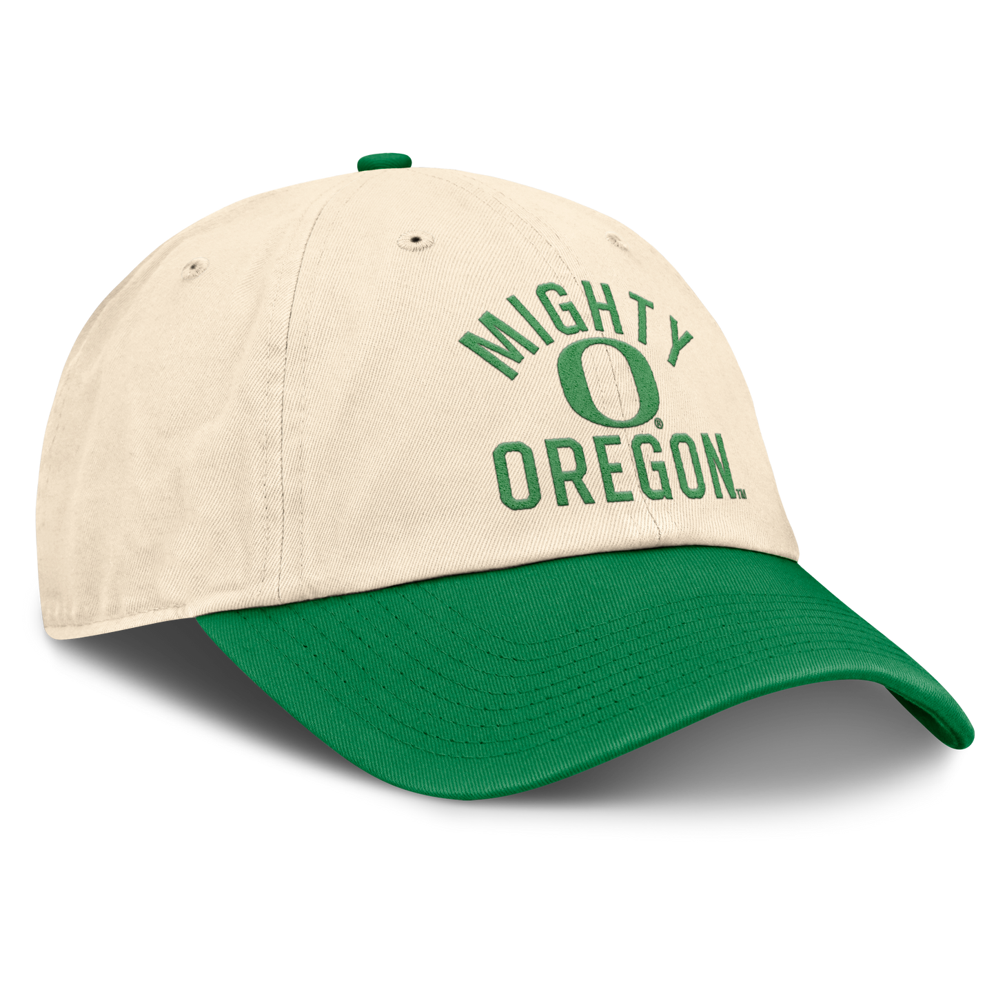 Oregon Ducks Nike Unisex 2026 Primetime Natural 2-Tone Club Adjustable Hat - Natural