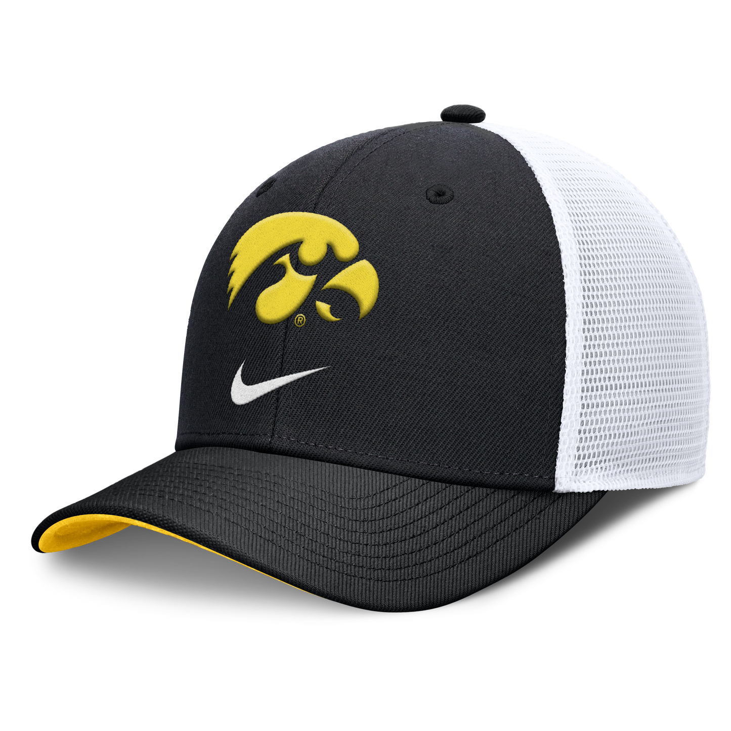 Iowa Haykeyes Nike Dri Fit Rise Primetime Structured Adjustable Trucker Hat