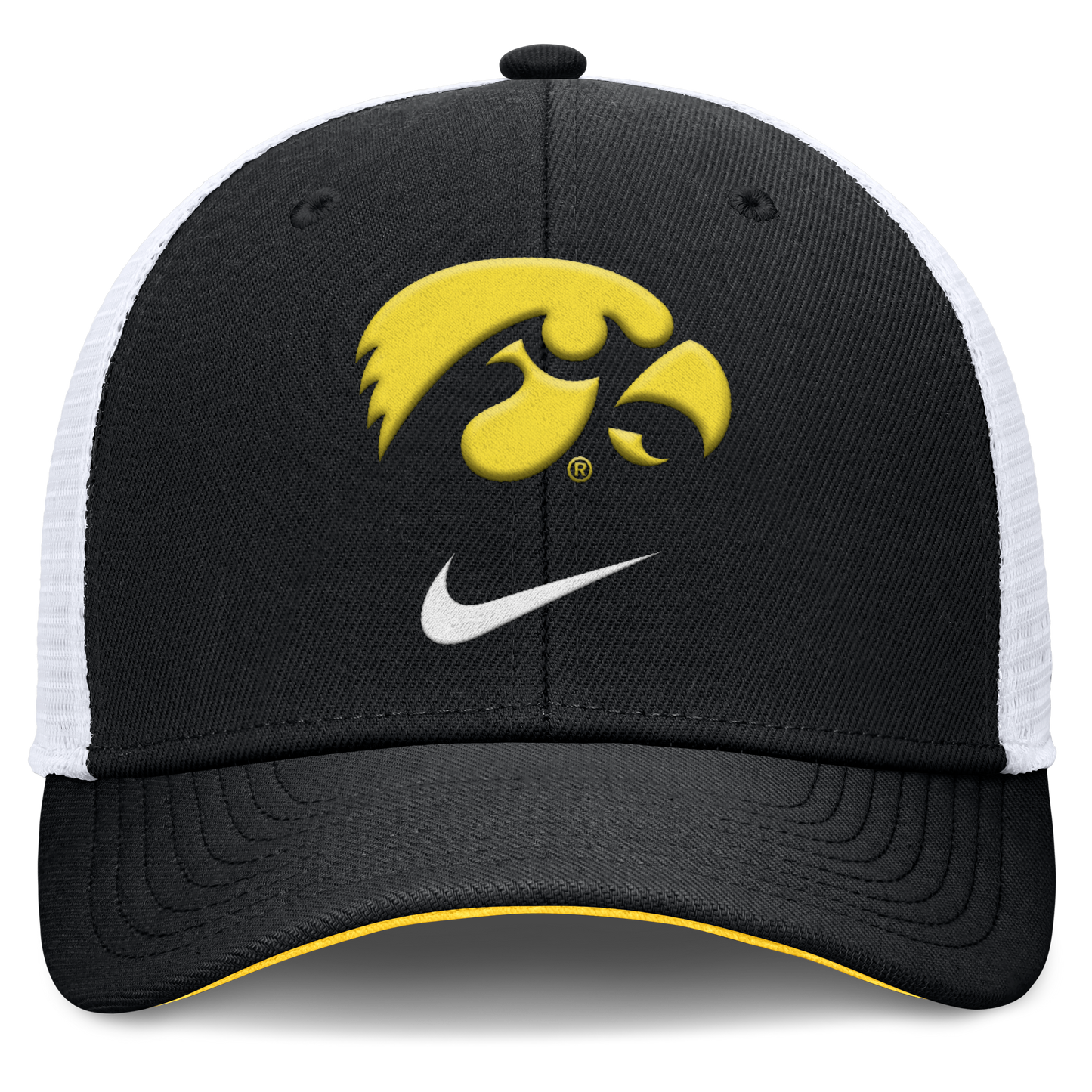 Iowa Haykeyes Nike Dri Fit Rise Primetime Structured Adjustable Trucker Hat