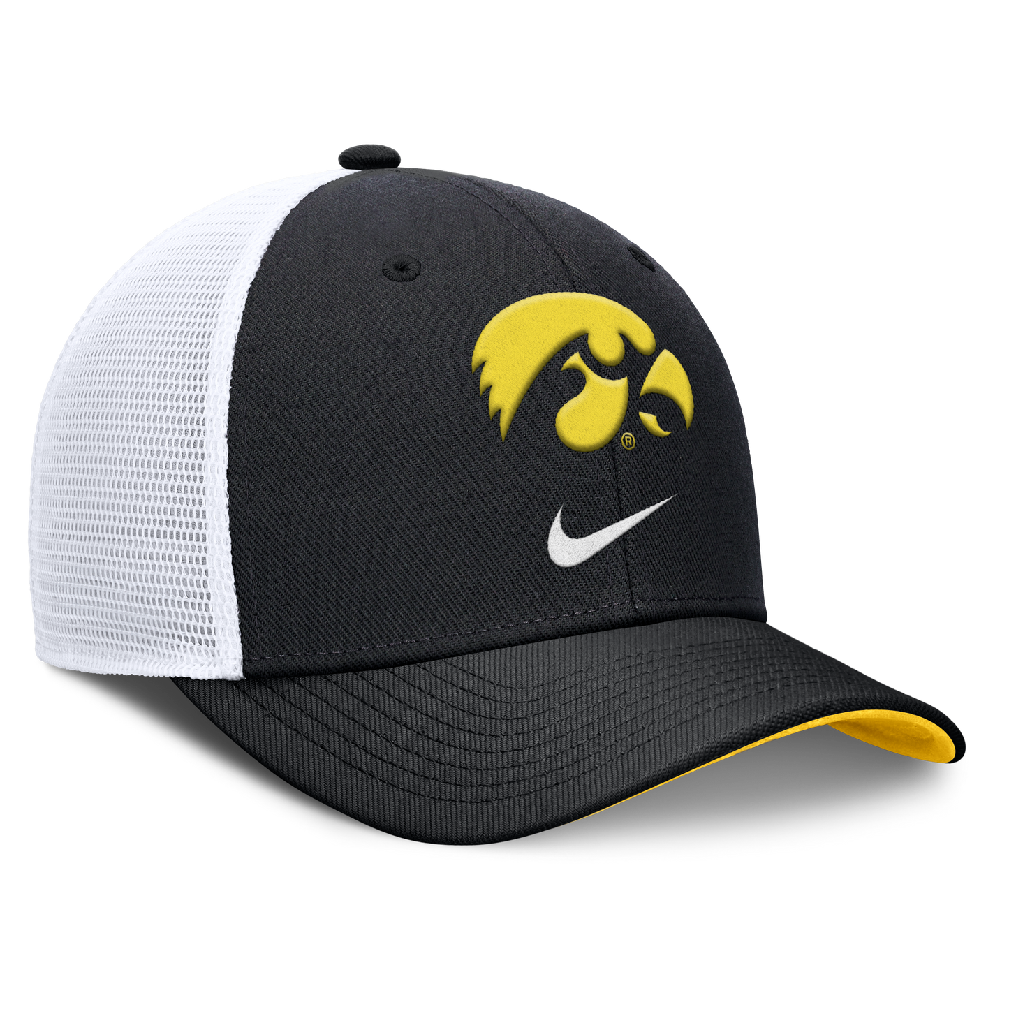 Iowa Haykeyes Nike Dri Fit Rise Primetime Structured Adjustable Trucker Hat