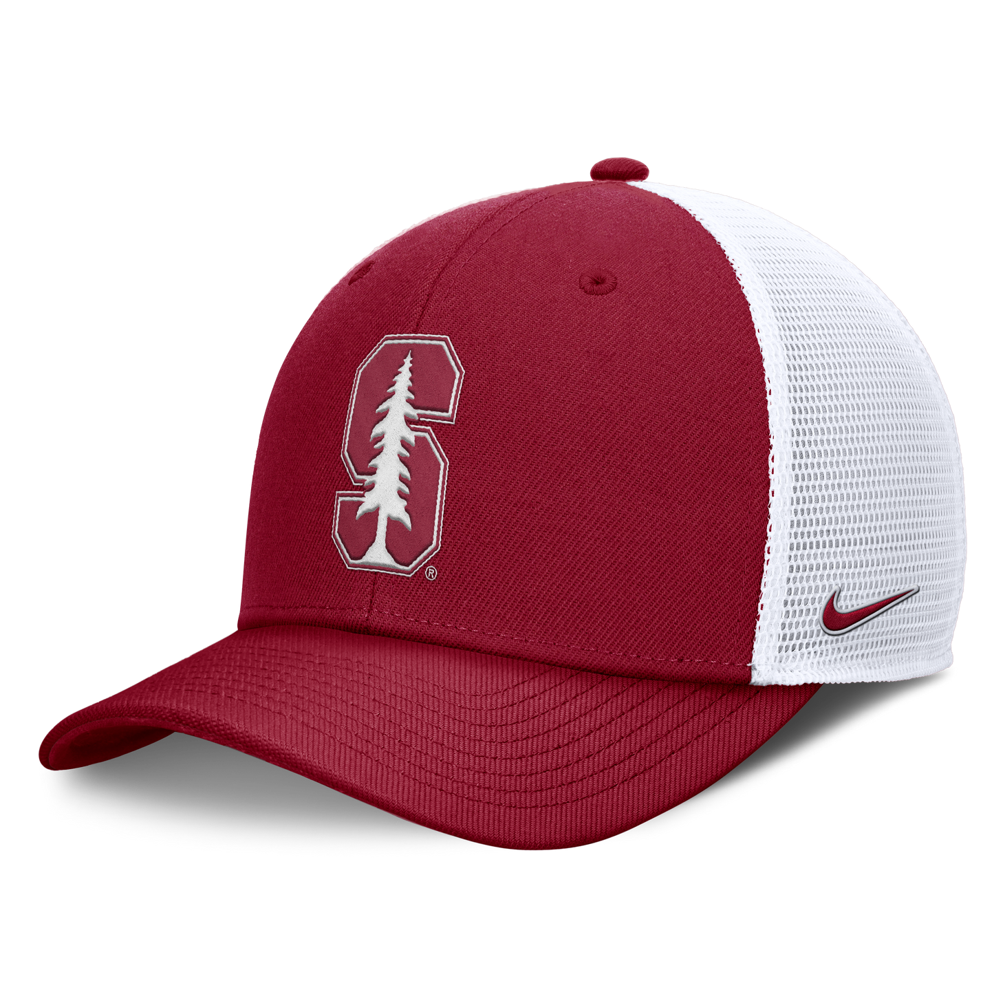 Stanford Cardinal Nike Dri Fit Rise Primetime Structured Adjustable Trucker Hat