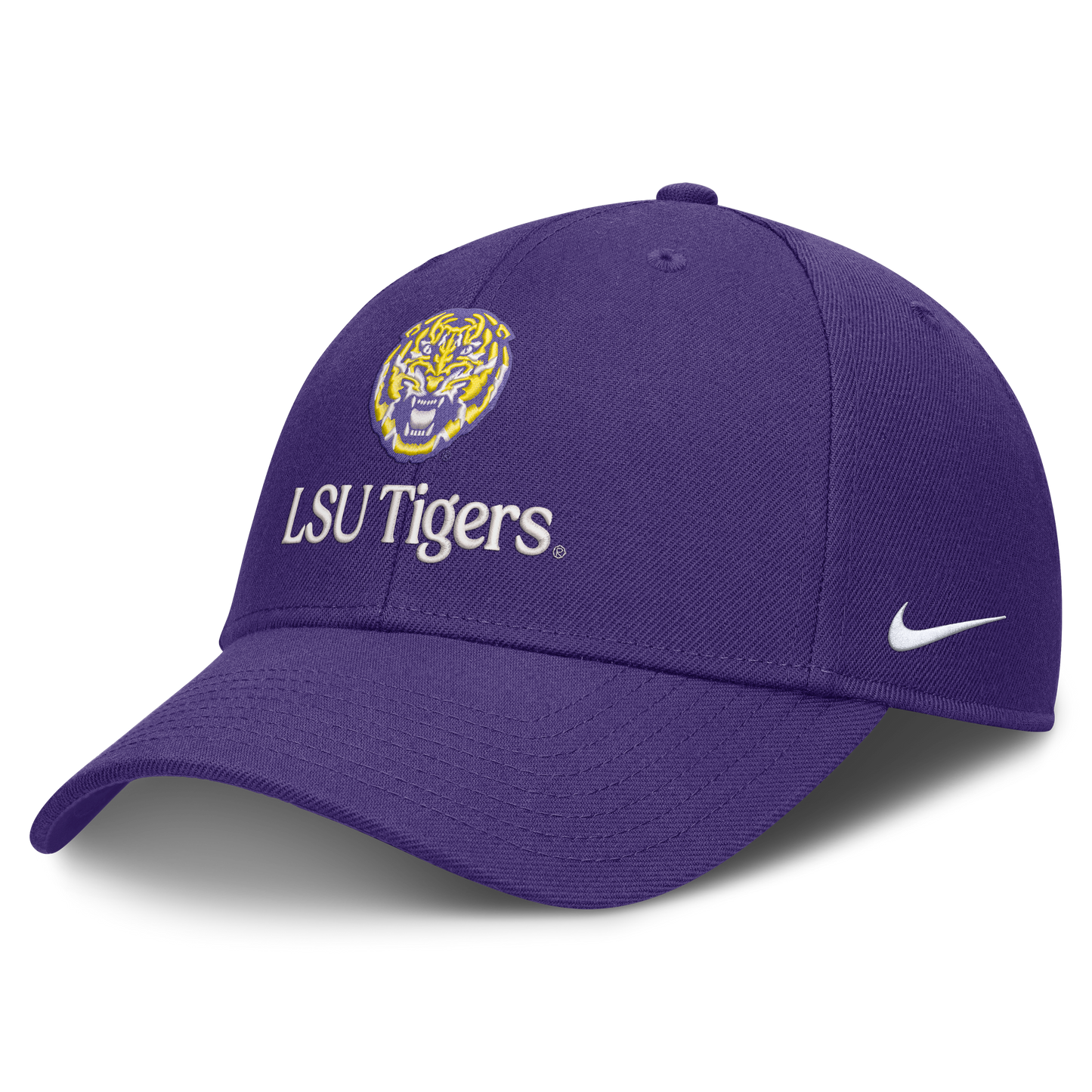 LSU Tigers Nike Primetime Rise Adjustable Hat -Purple
