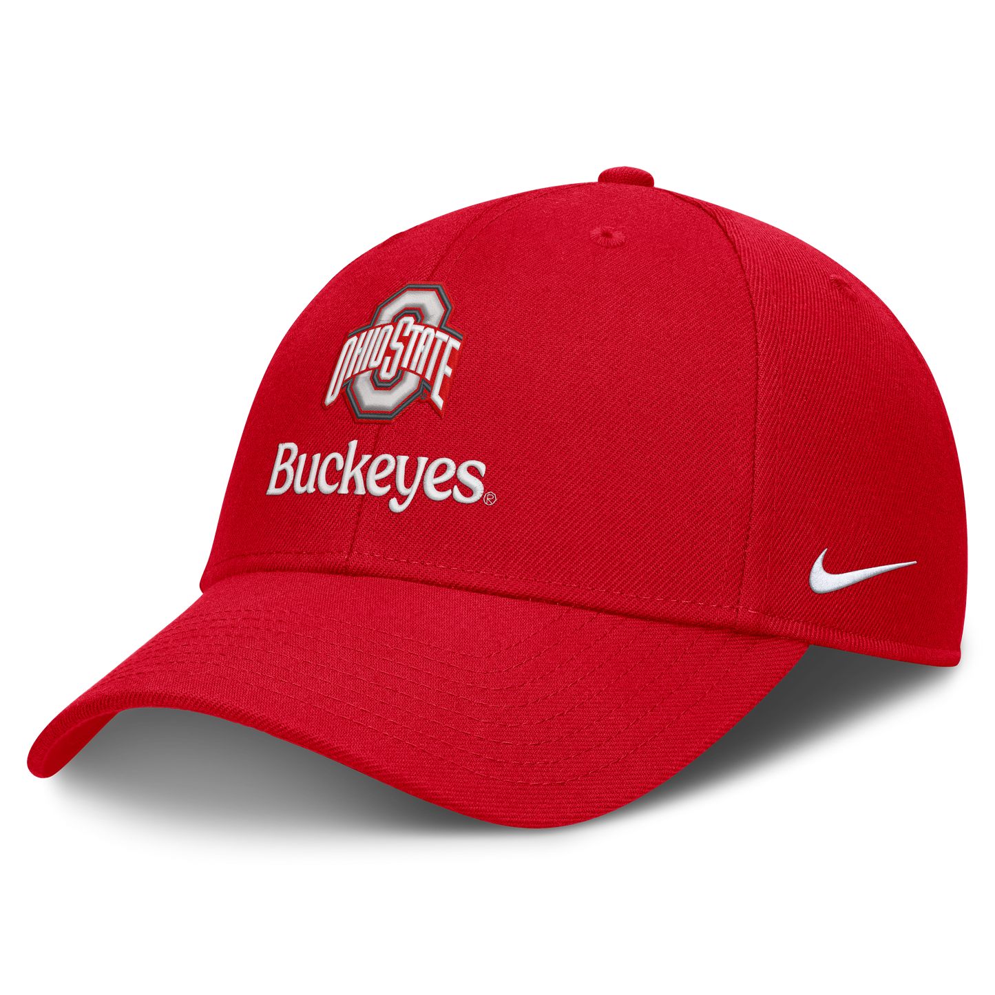 Ohio State Buckeyes Nike Primetime Rise Adjustable Hat -Red