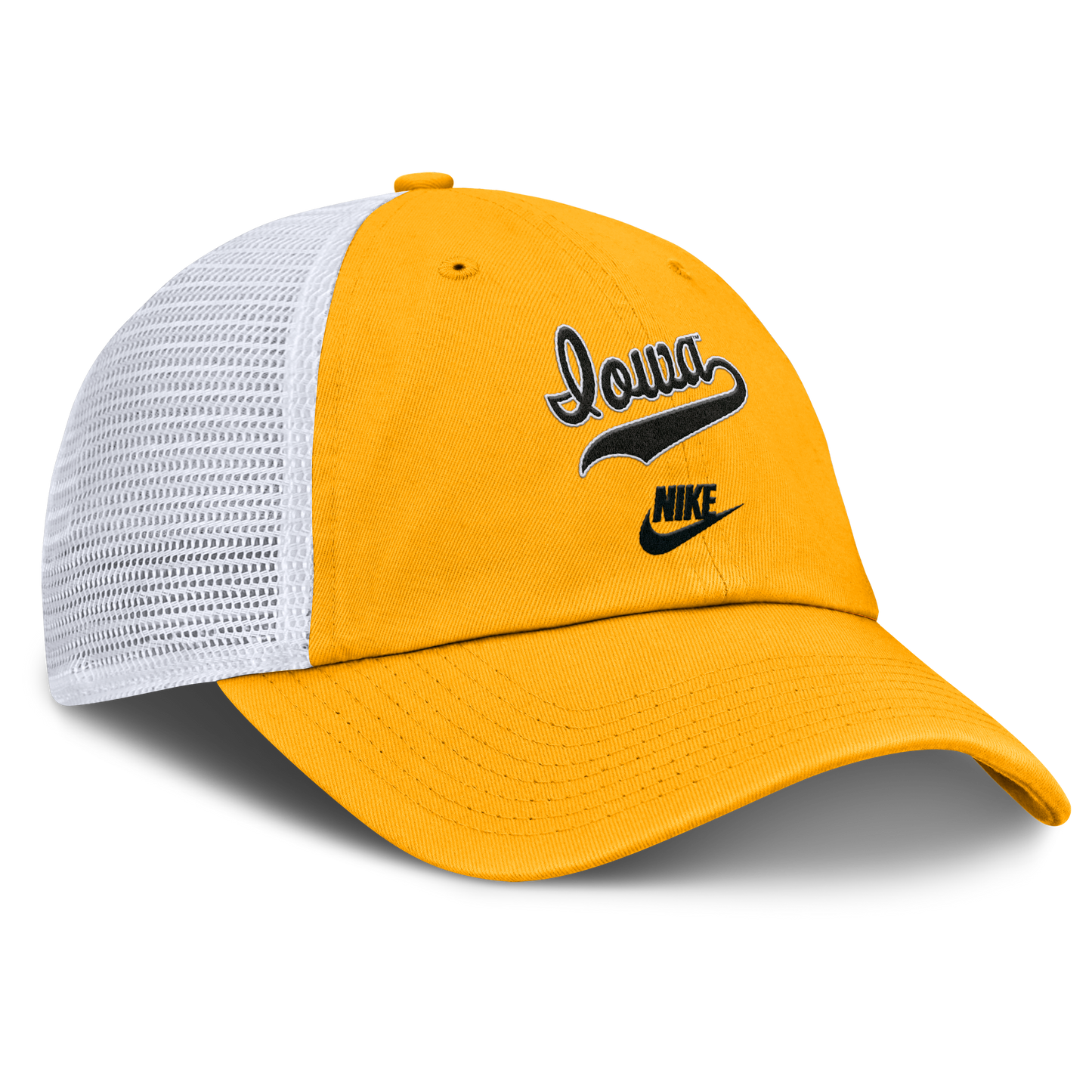 Iowa Hawkeyes Nike Yellow Legacy Club Unstructured Adjustable Trucker Hat