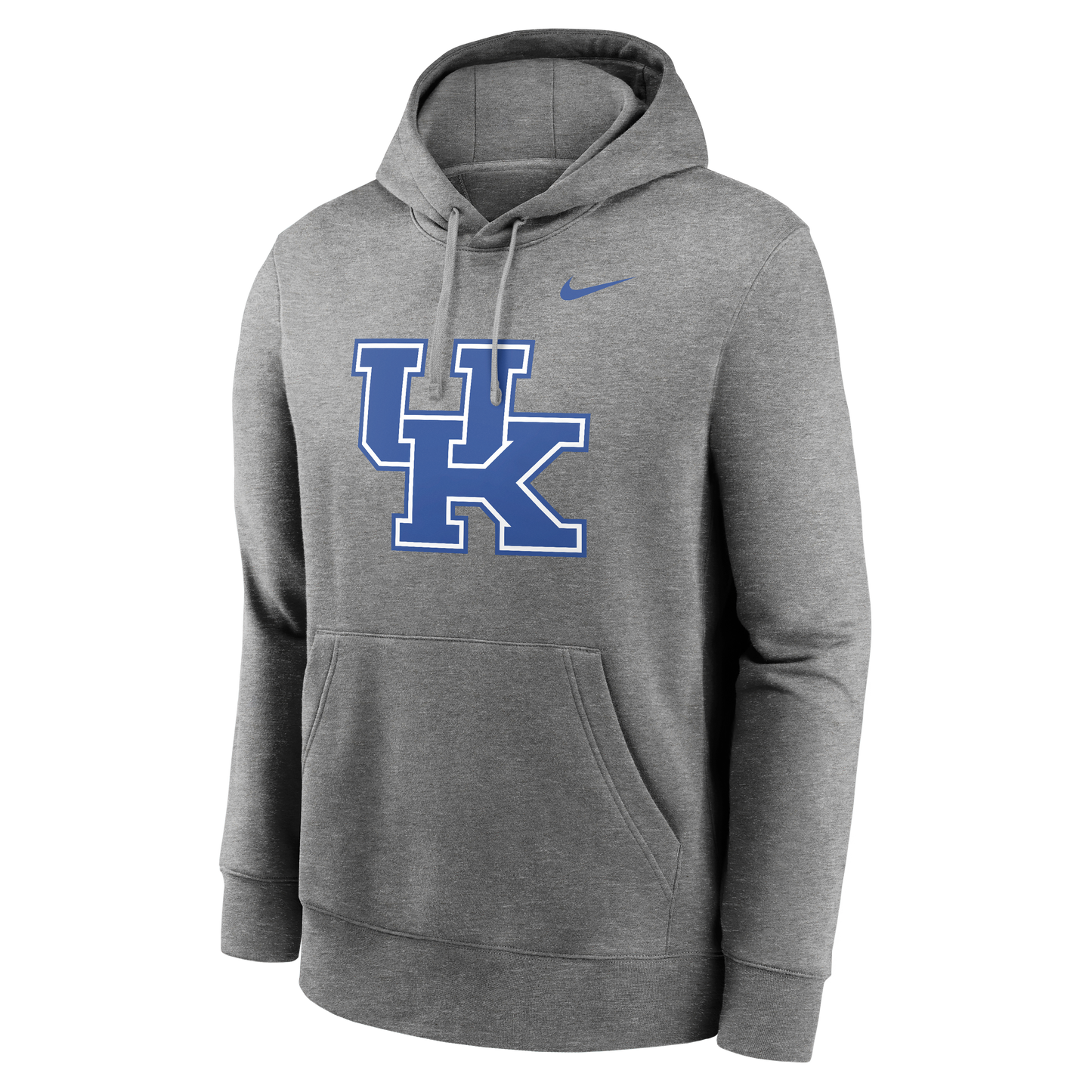 Men's Kentucky Wildcats Nike Gray Primary Logo Fleece Hoodie