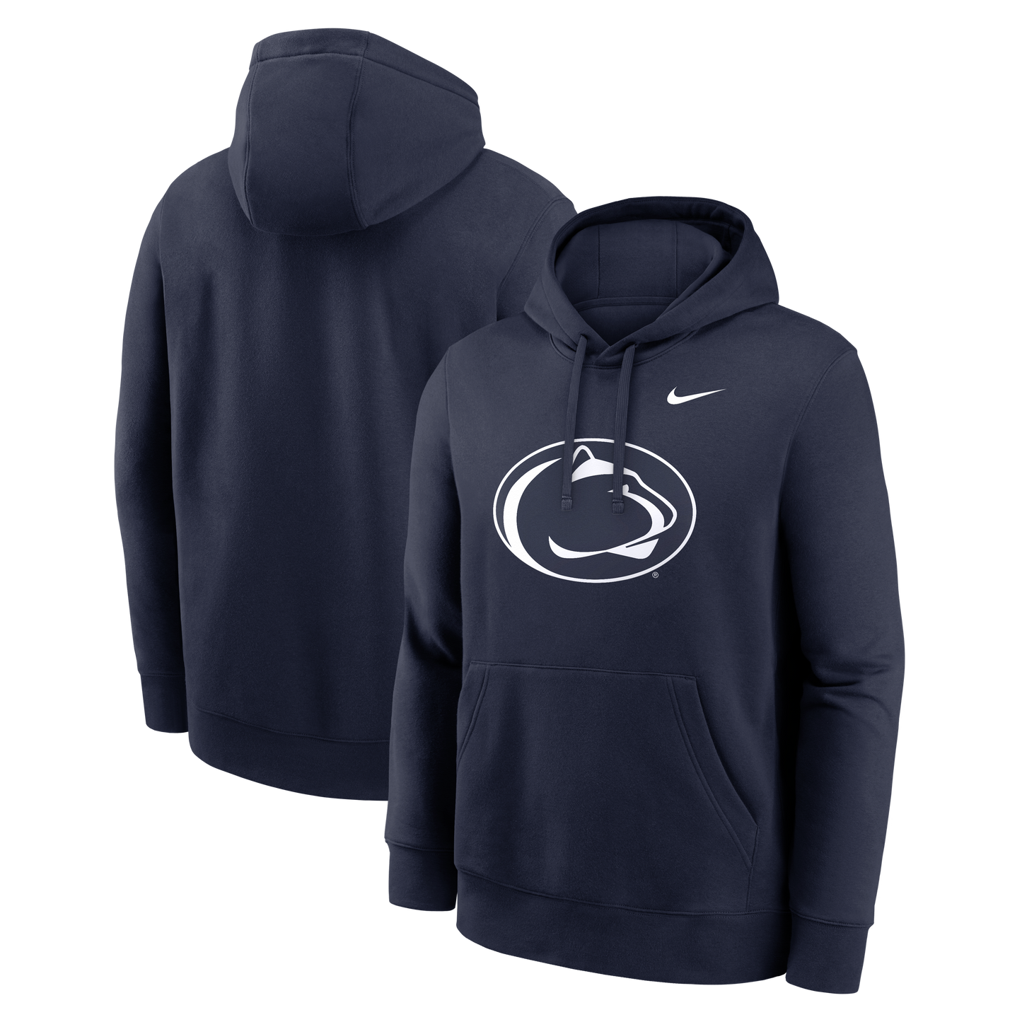 Men's Penn State Nittany Lions Nike Navy Primary Logo Fleece Hoodie