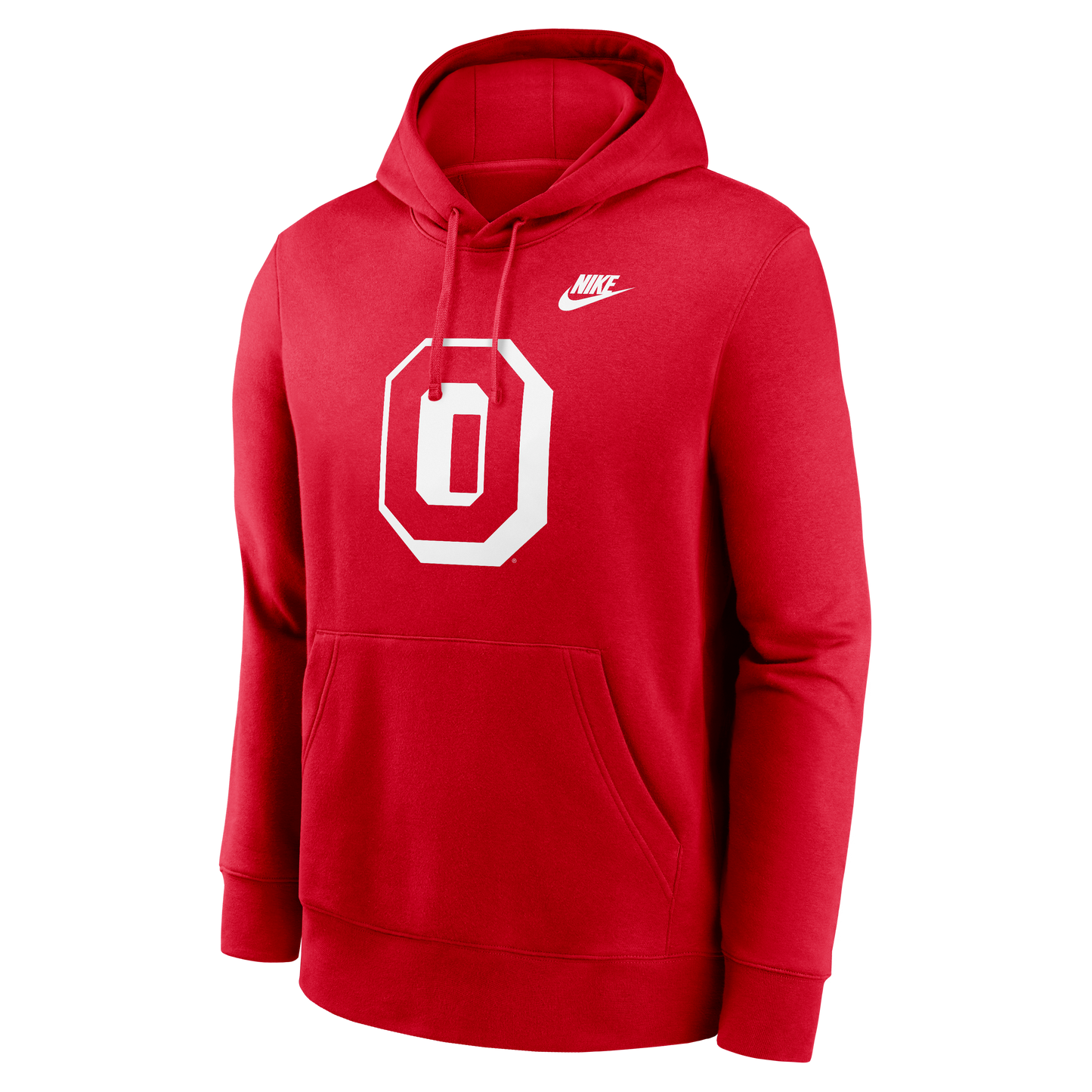 Men's Ohio State Buckeyes Nike Scarlet Legacy Primary Logo Fleece Hoodie