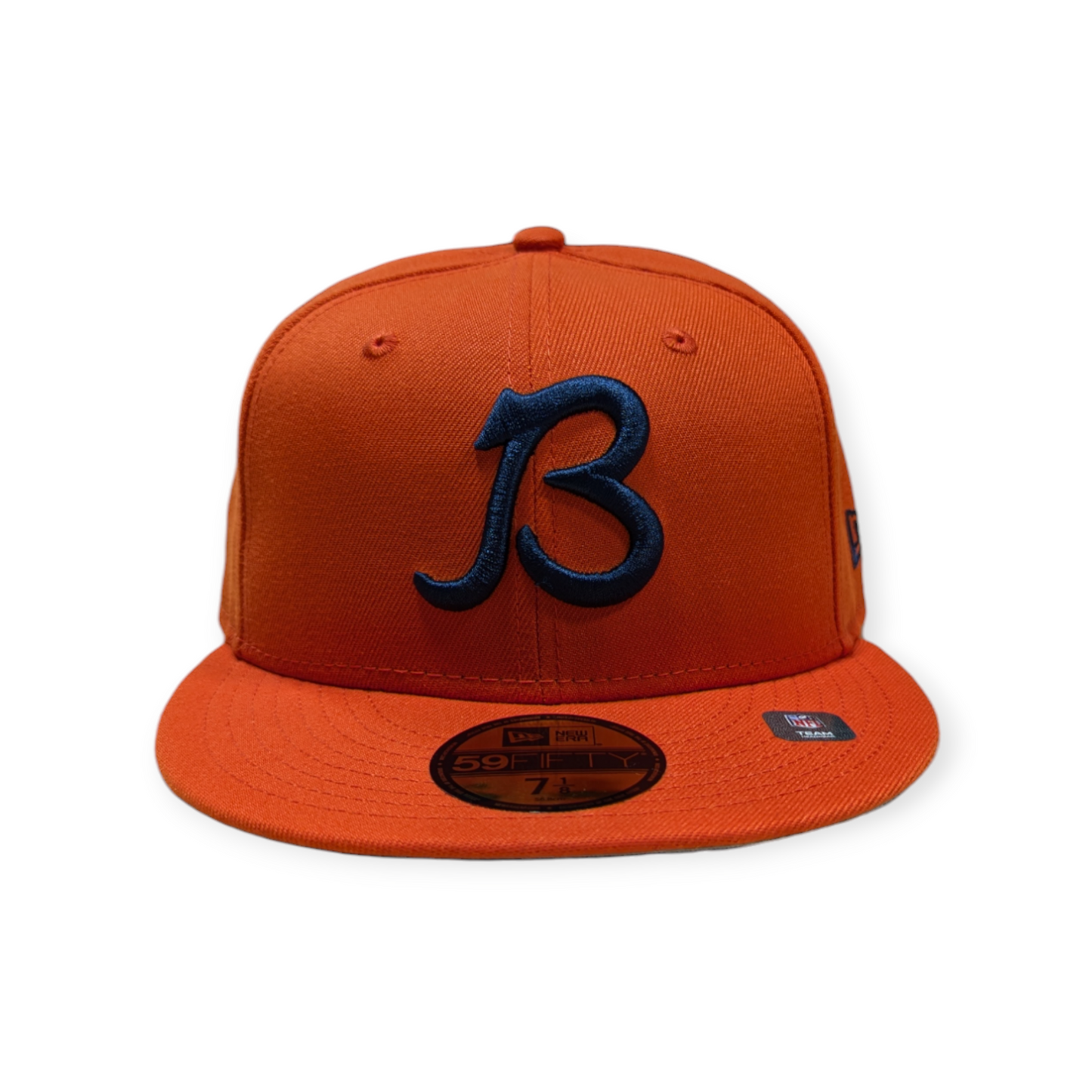 Chicago Bears "B" Logo Orange Traditions New Era 59FIFTY Fitted Hat
