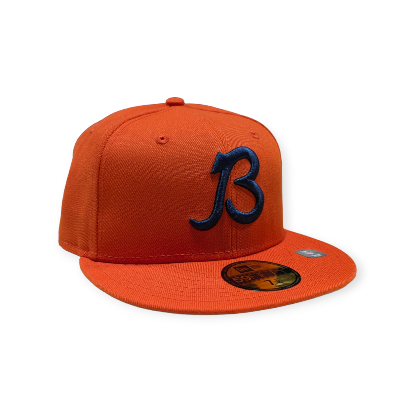 Chicago Bears "B" Logo Orange Traditions New Era 59FIFTY Fitted Hat