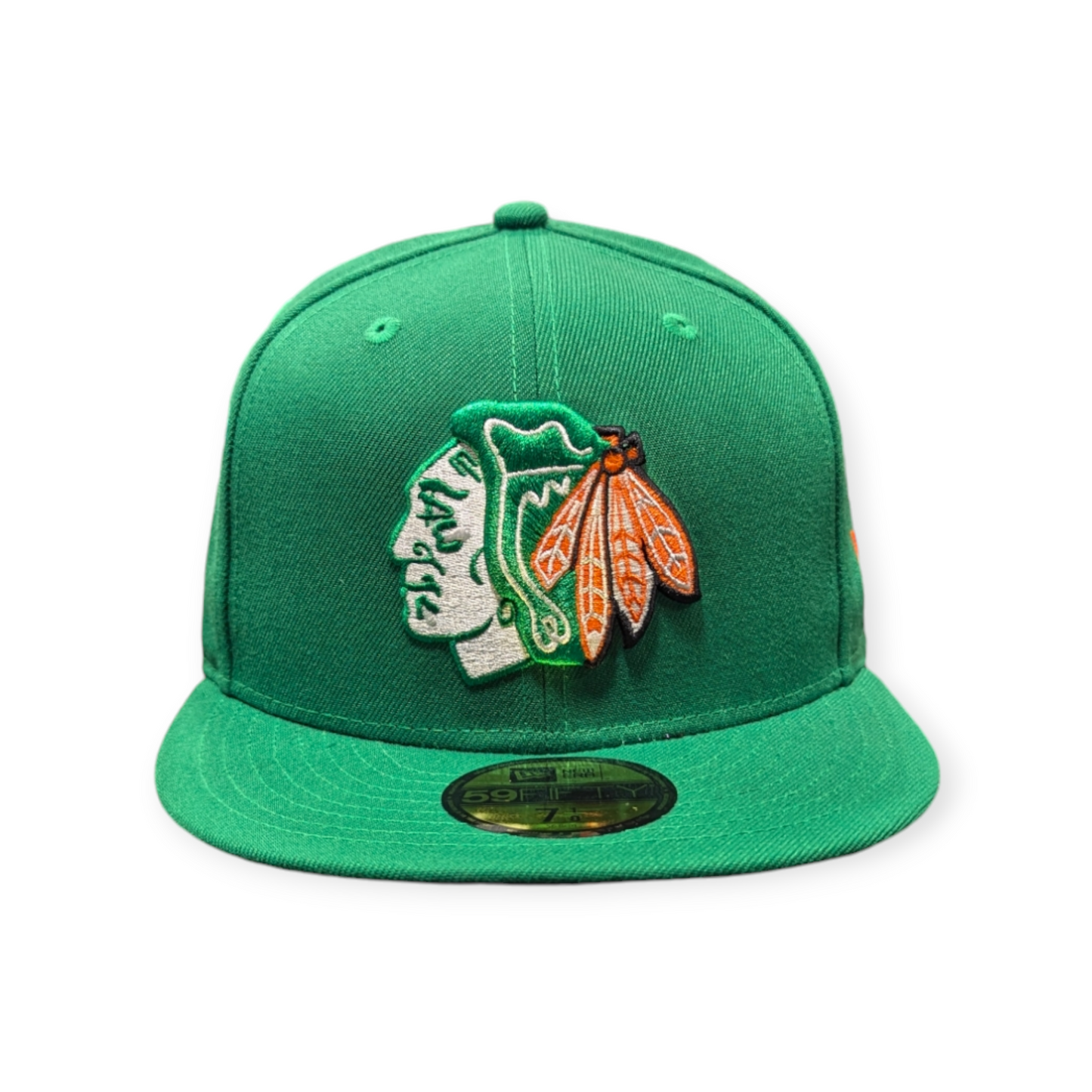 Chicago Blackhawks New Era Kelly Green Irish 59FIFTY Fitted Hat