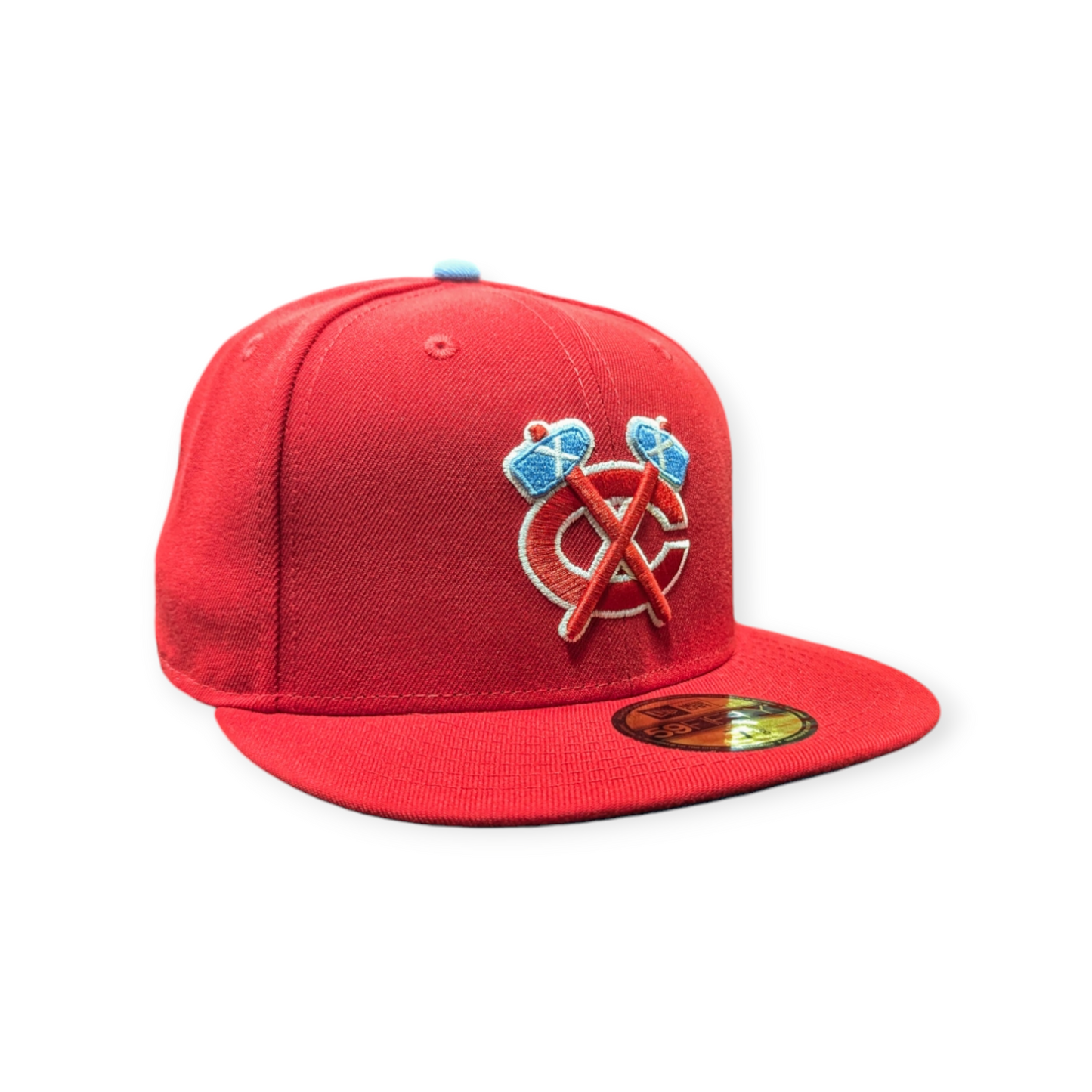 Chicago Blackhawks New Era Red Sky 59FIFTY Fitted Hat