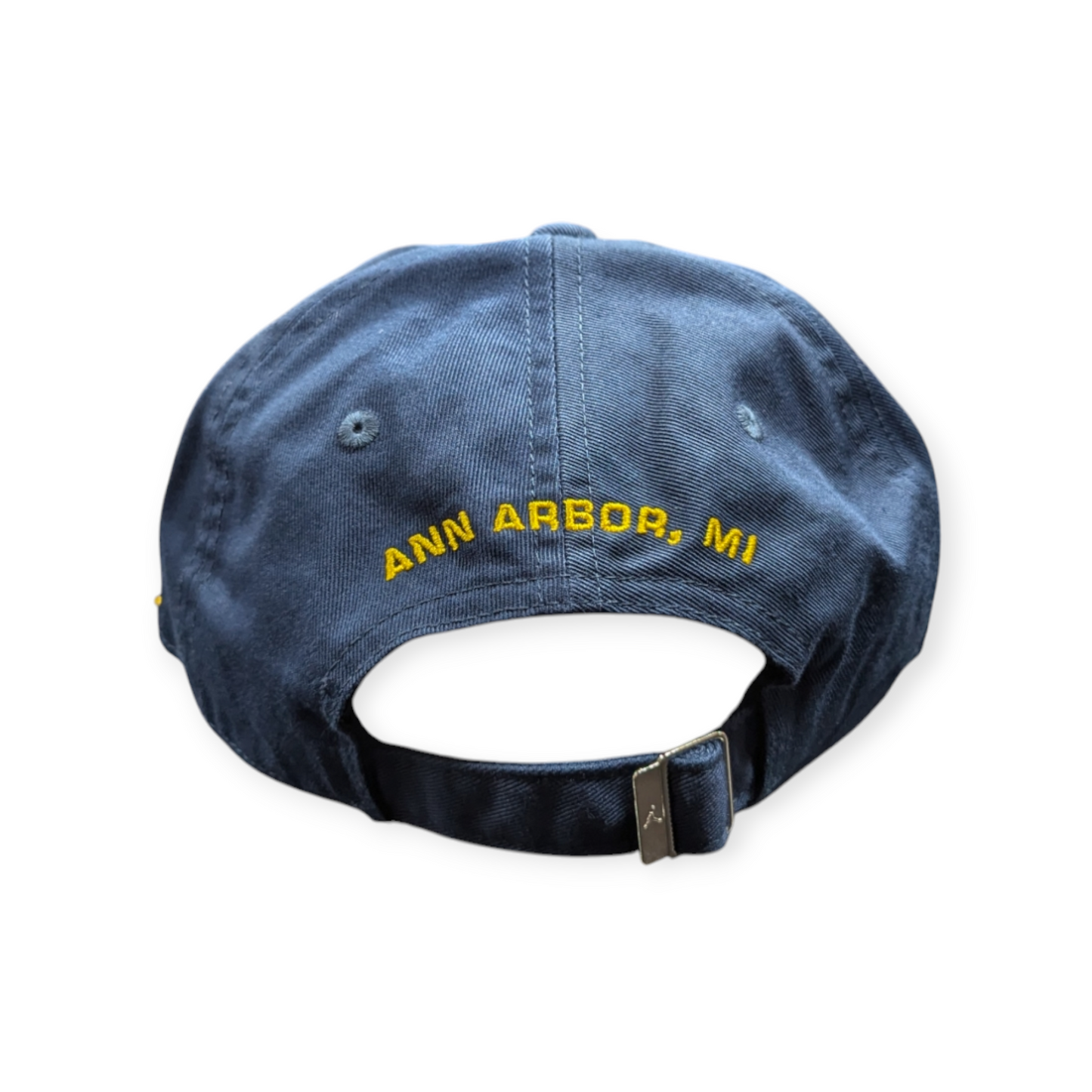 Michigan Wolverines Nike Club Navy Dri-Fit Unstructured Adjustable Hat